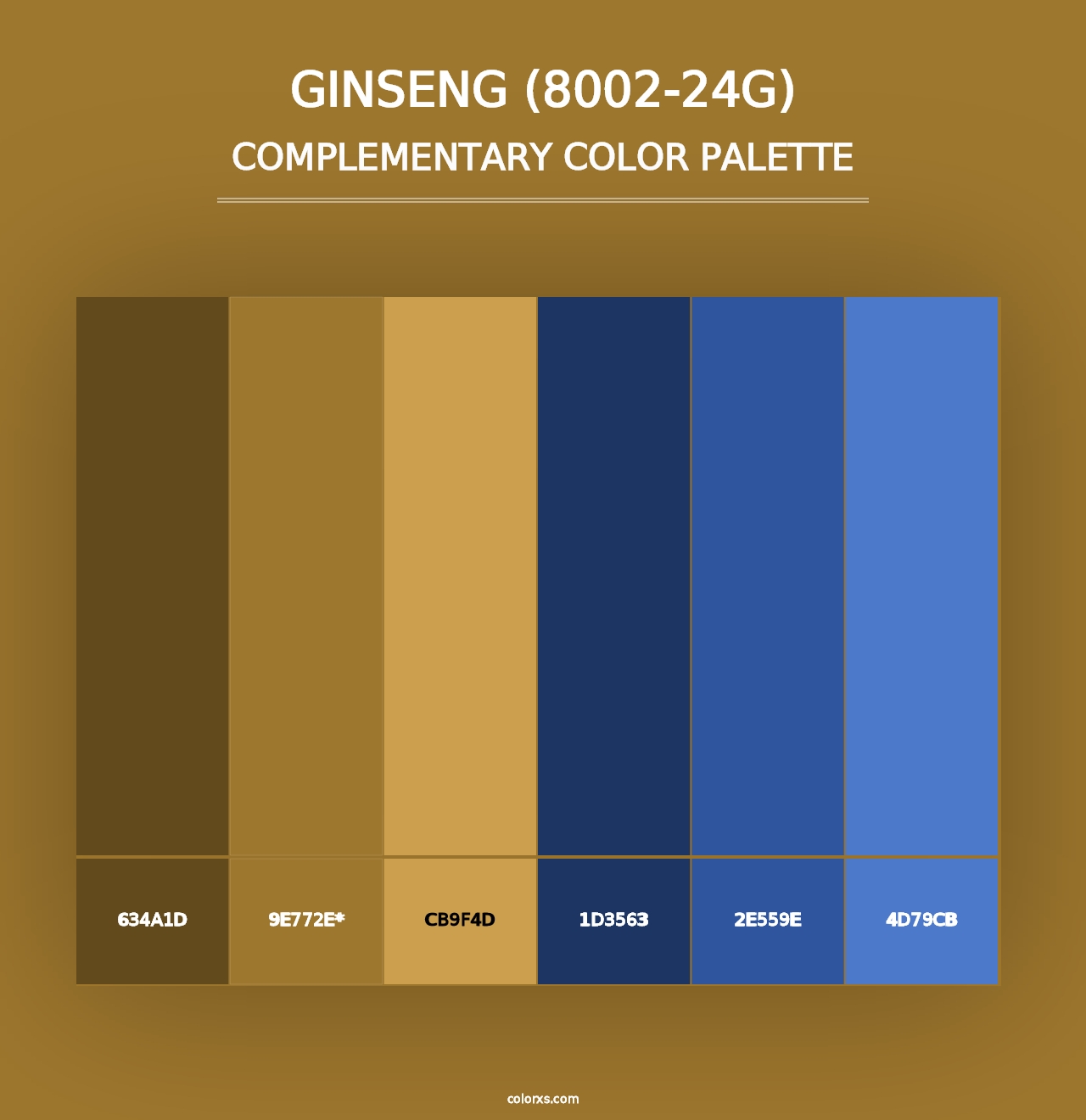 Ginseng (8002-24G) - Complementary Color Palette