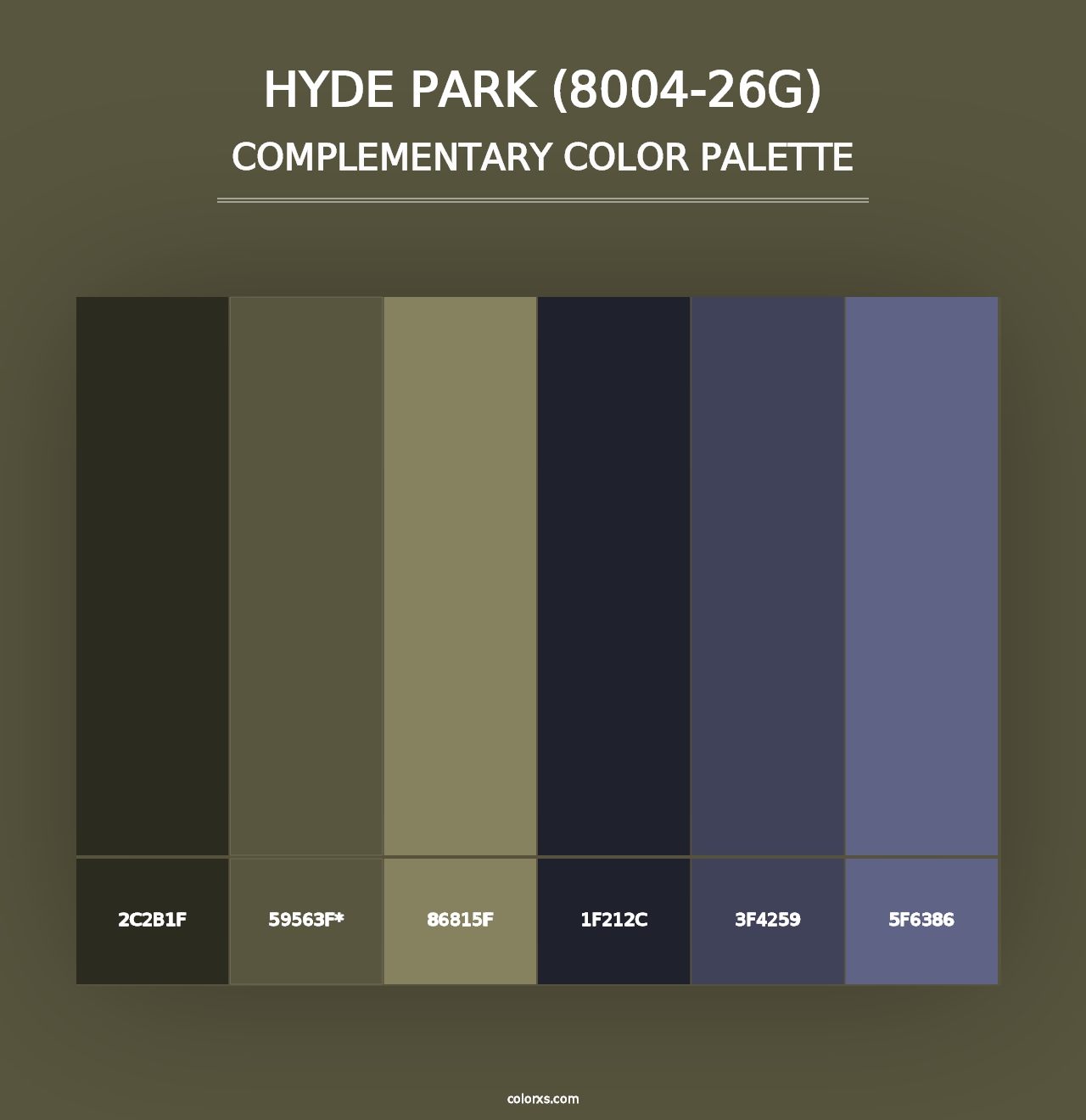 Hyde Park (8004-26G) - Complementary Color Palette