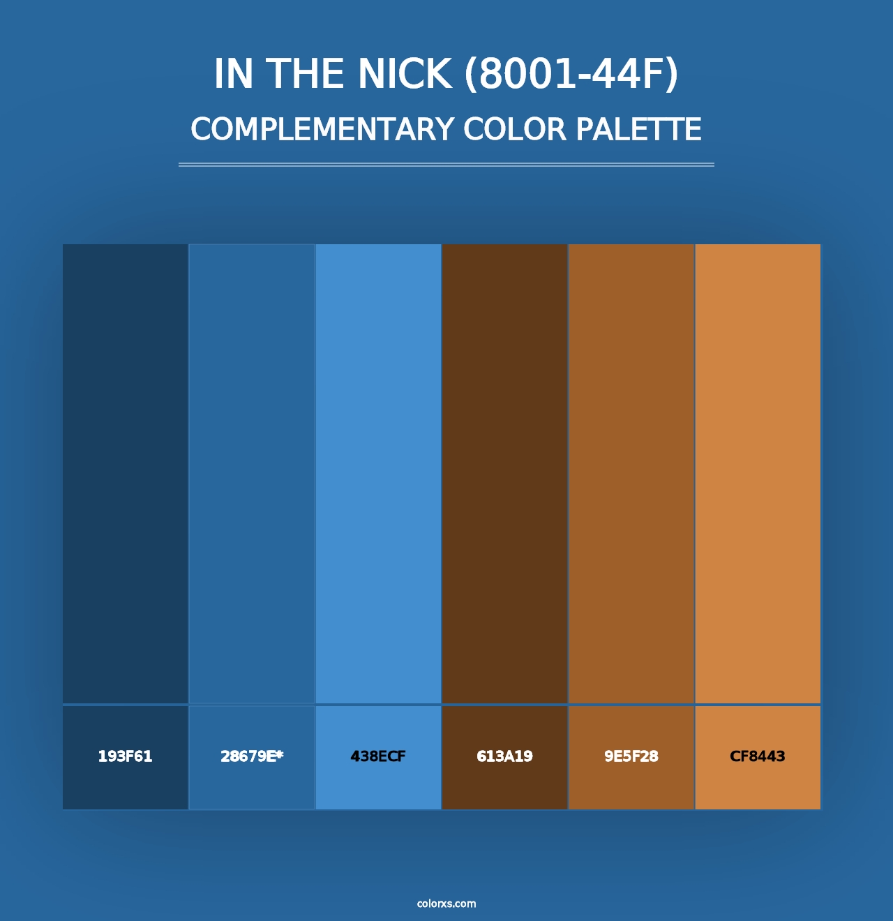 In the Nick (8001-44F) - Complementary Color Palette