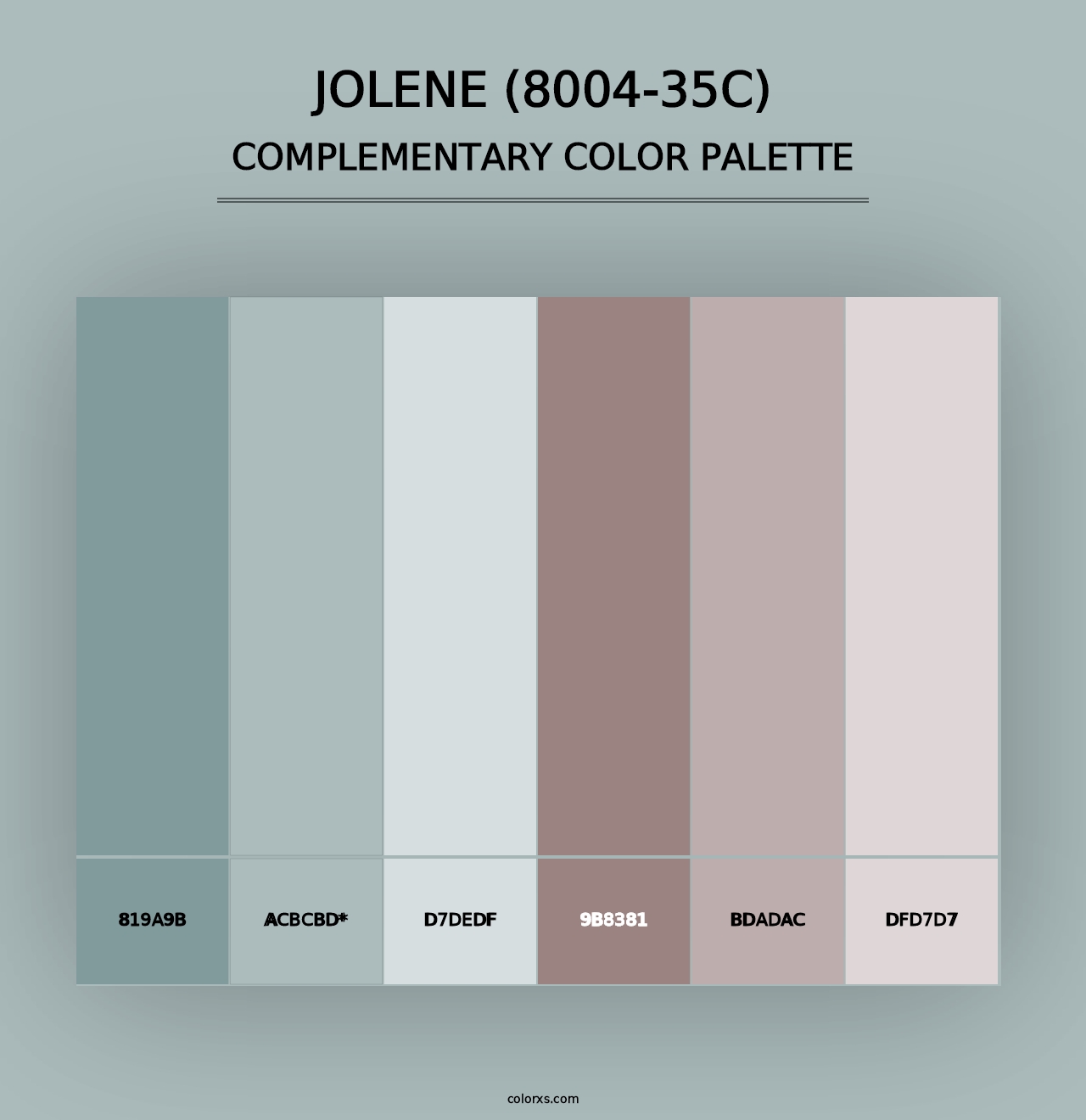 Jolene (8004-35C) - Complementary Color Palette