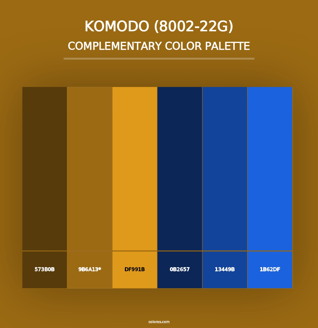 Komodo (8002-22G) - Complementary Color Palette