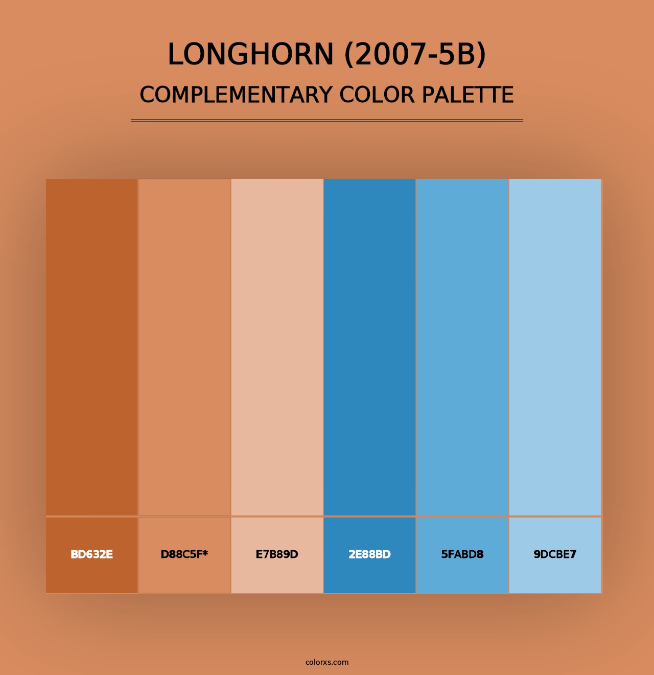 Longhorn (2007-5B) - Complementary Color Palette