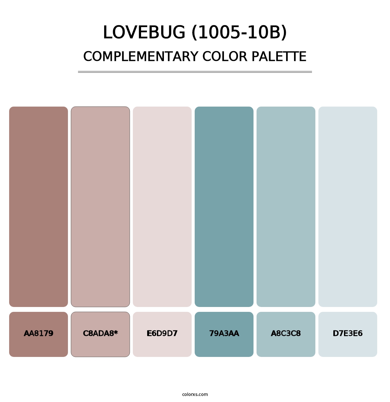 Lovebug (1005-10B) - Complementary Color Palette