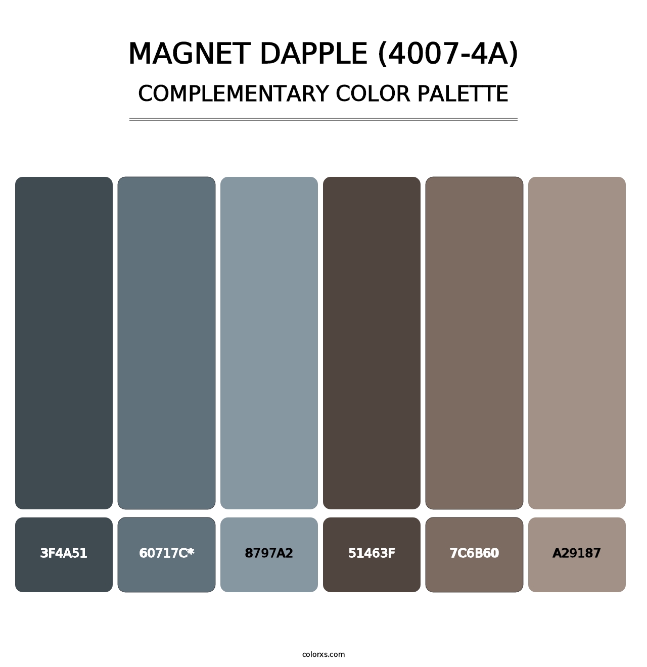 Magnet Dapple (4007-4A) - Complementary Color Palette