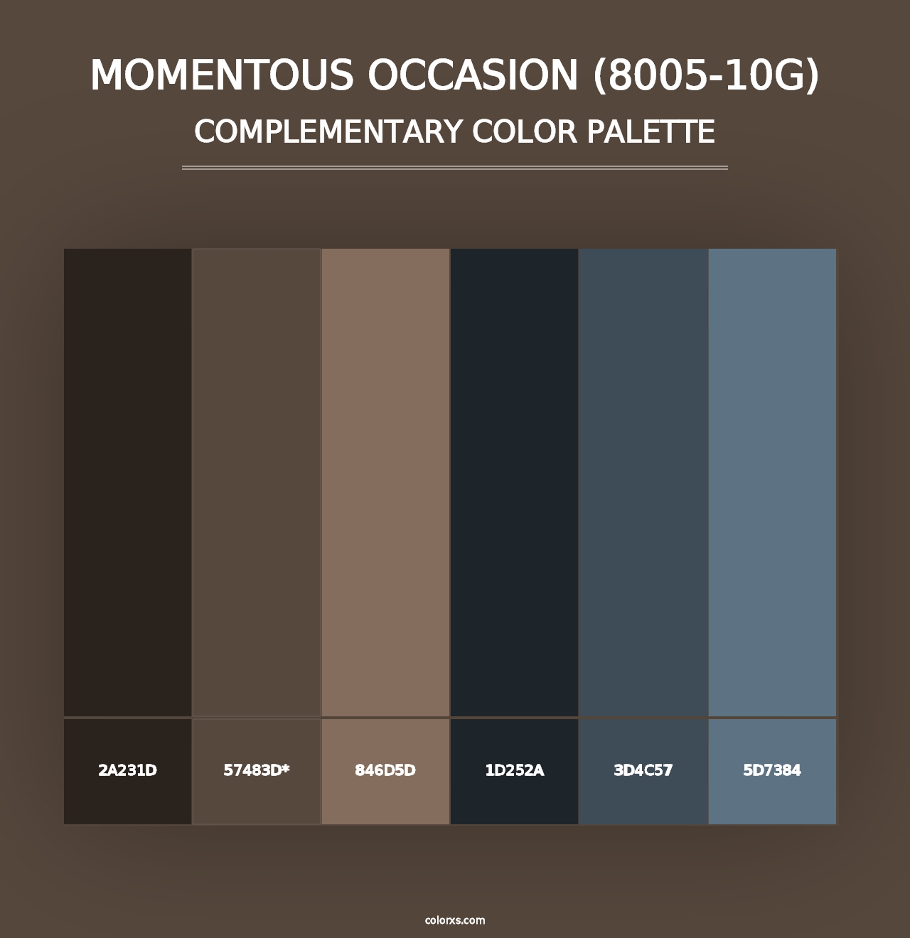 Momentous Occasion (8005-10G) - Complementary Color Palette