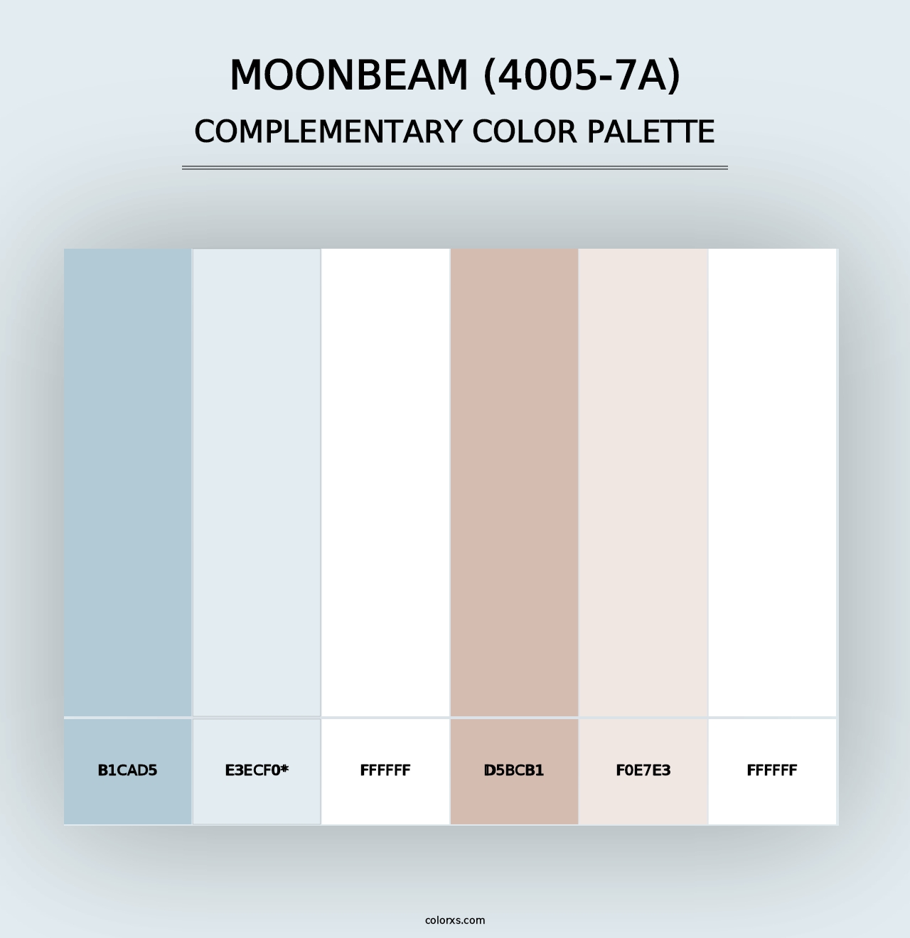 Moonbeam (4005-7A) - Complementary Color Palette