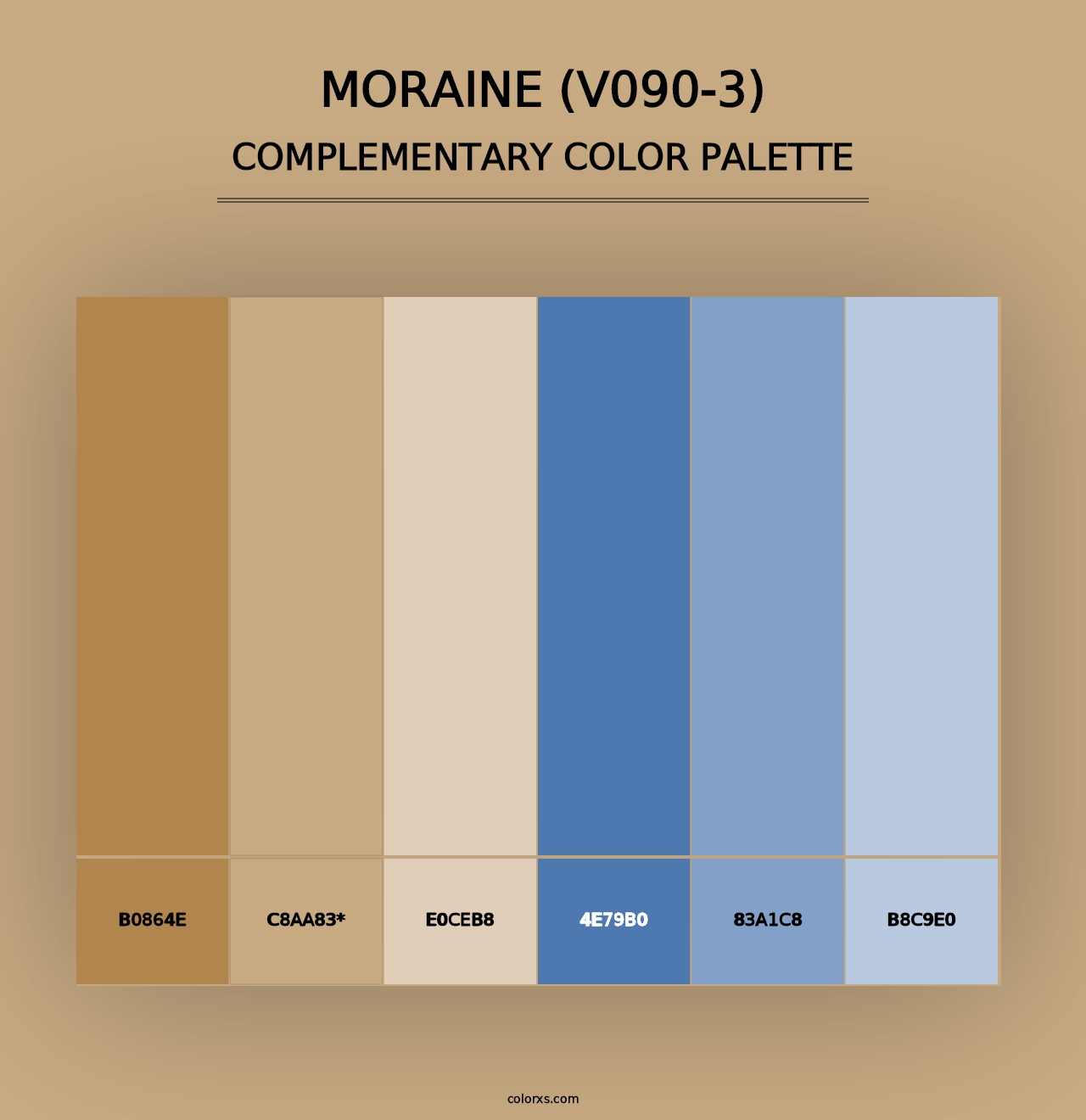 Moraine (V090-3) - Complementary Color Palette