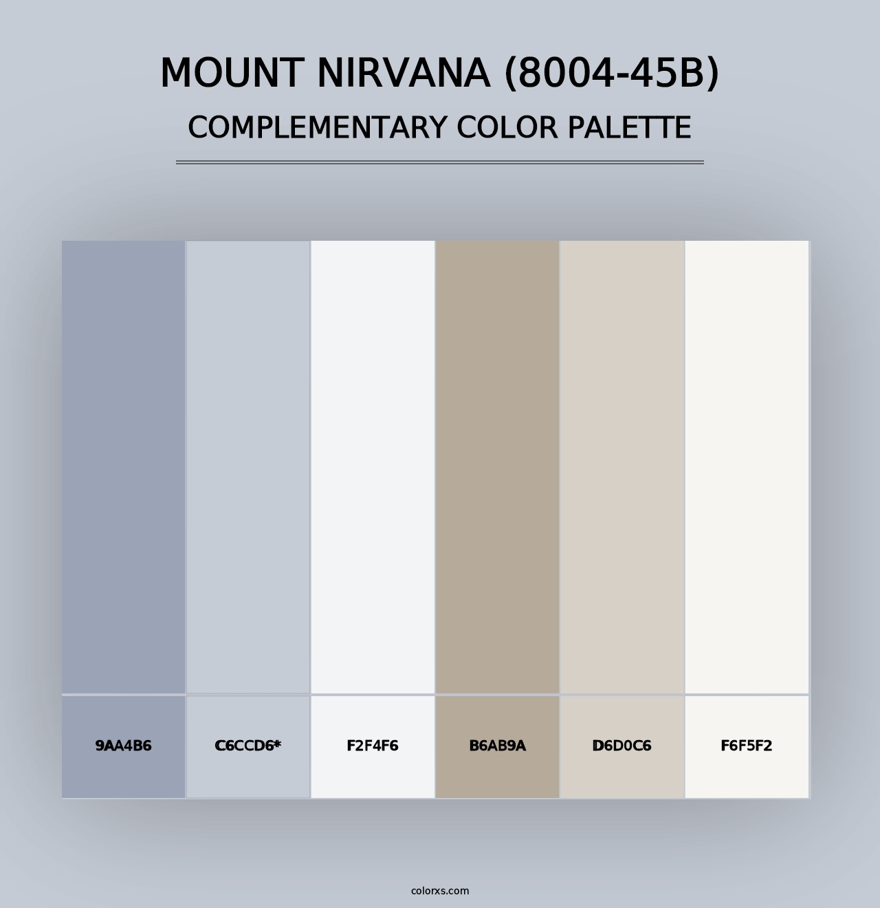 Mount Nirvana (8004-45B) - Complementary Color Palette