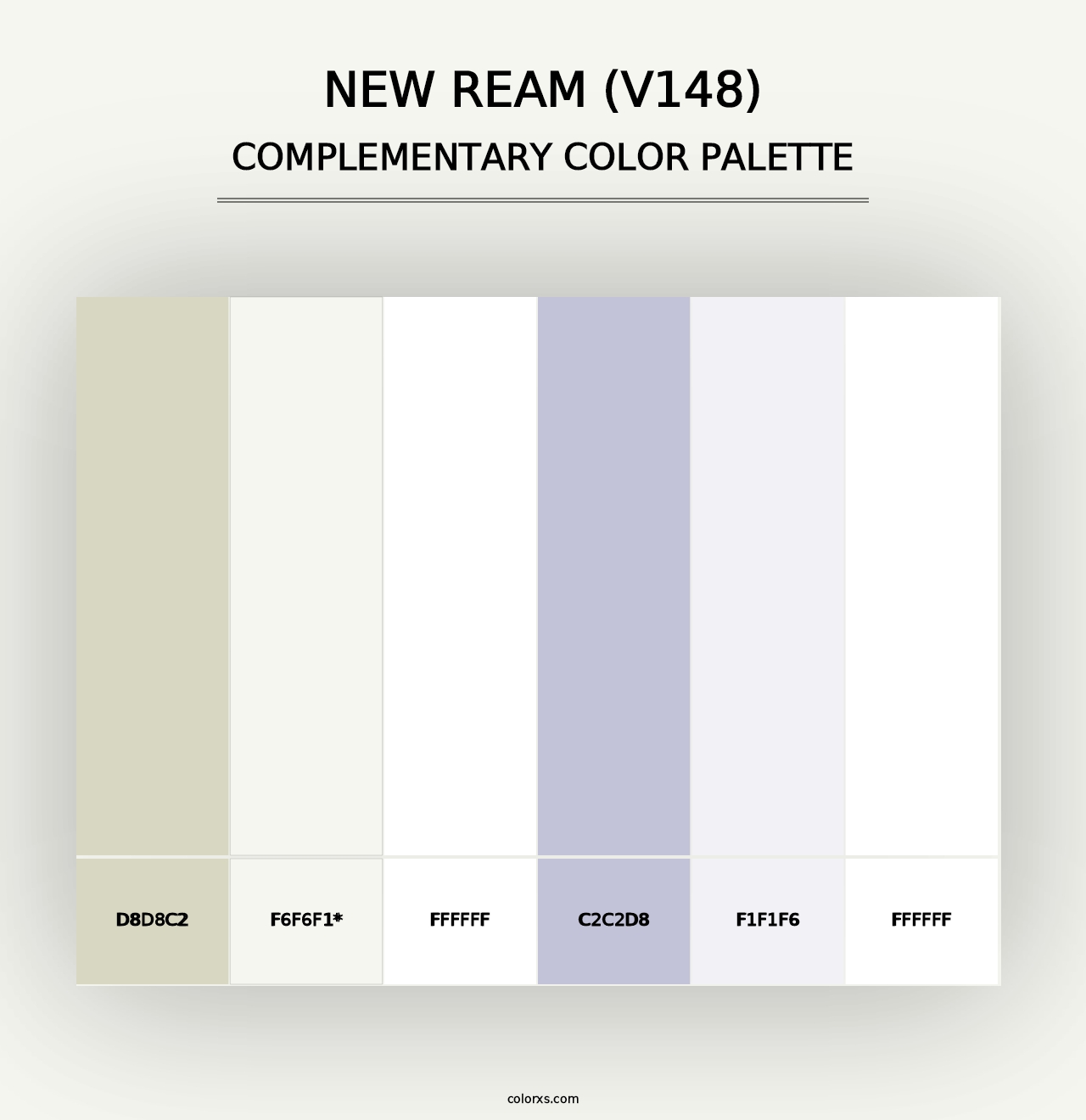 New Ream (V148) - Complementary Color Palette