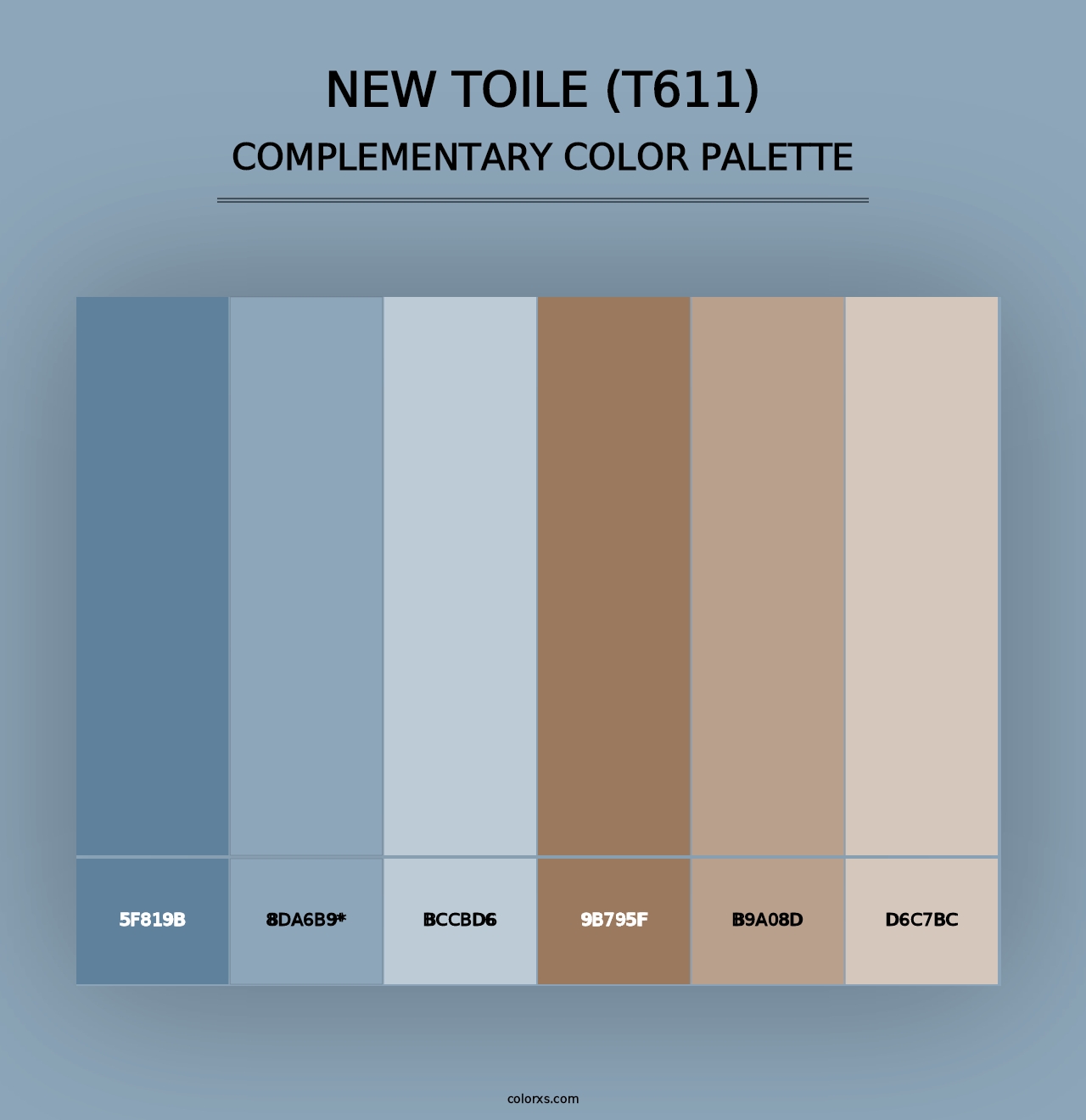 New Toile (T611) - Complementary Color Palette