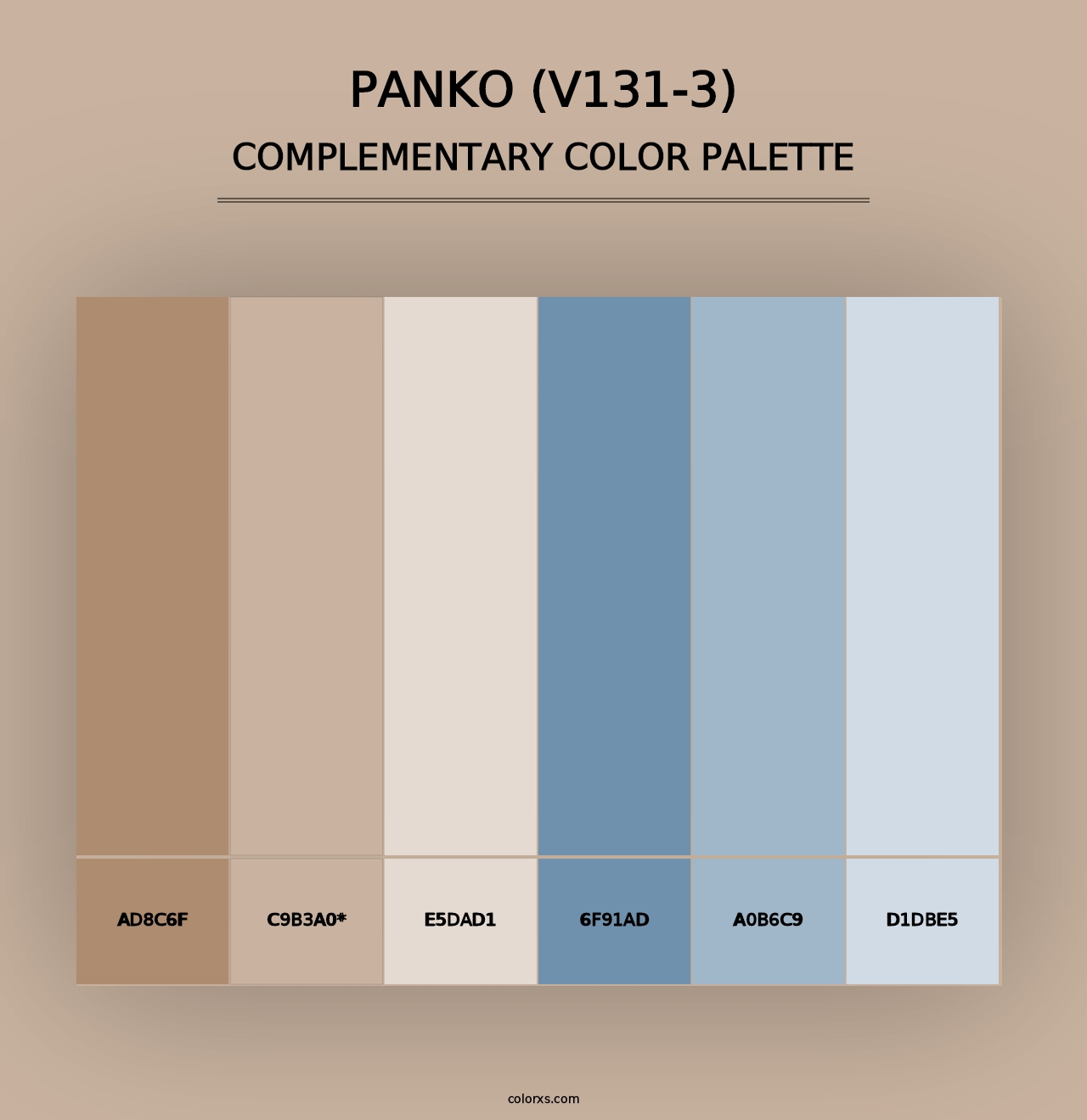 Panko (V131-3) - Complementary Color Palette