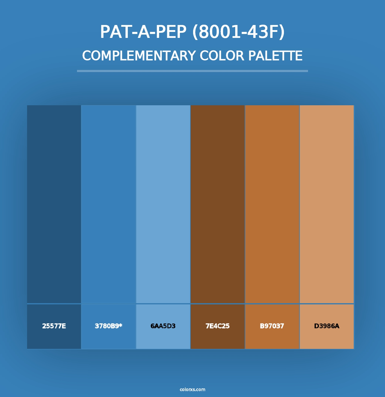 Pat-a-Pep (8001-43F) - Complementary Color Palette