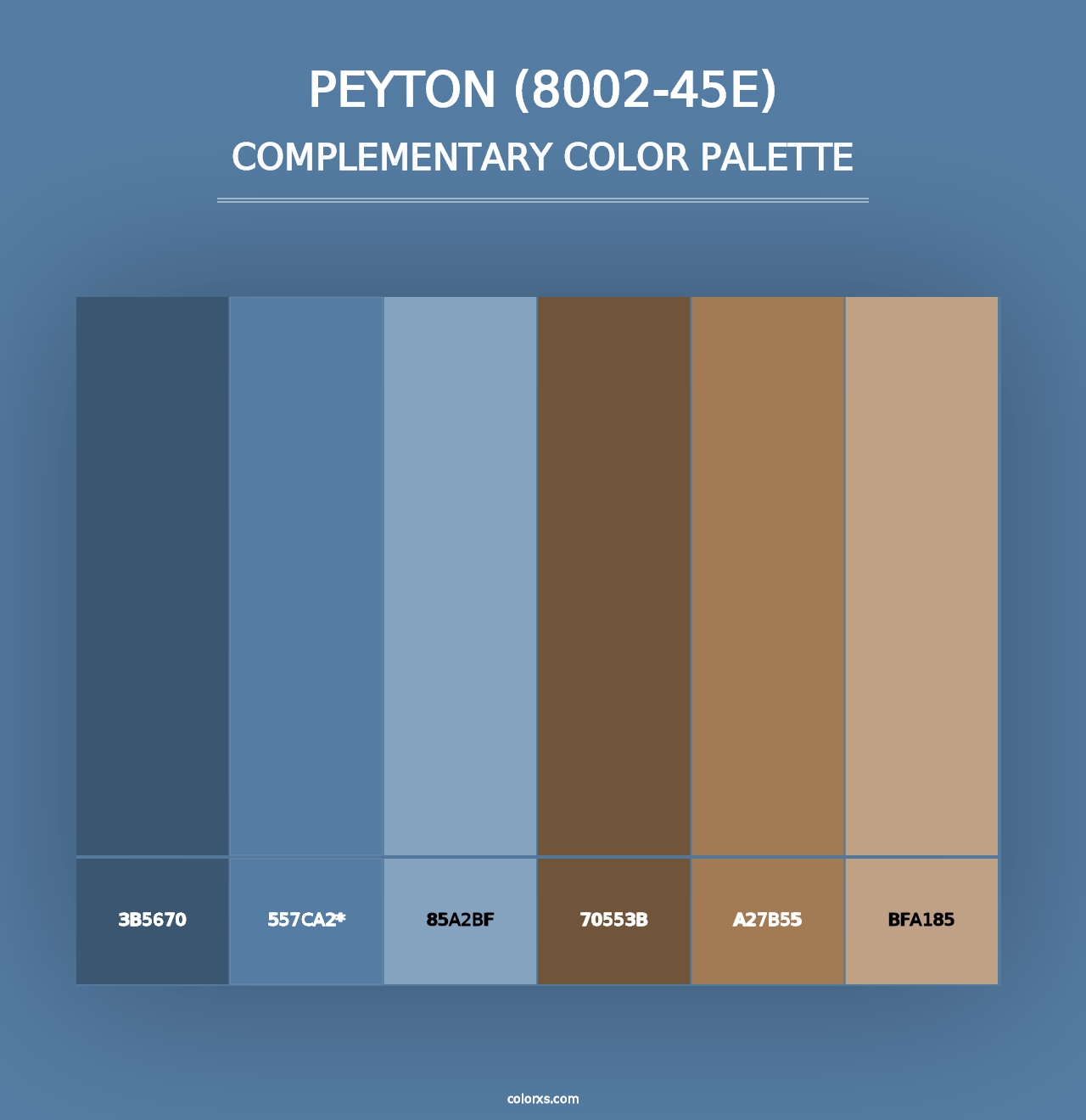 Peyton (8002-45E) - Complementary Color Palette