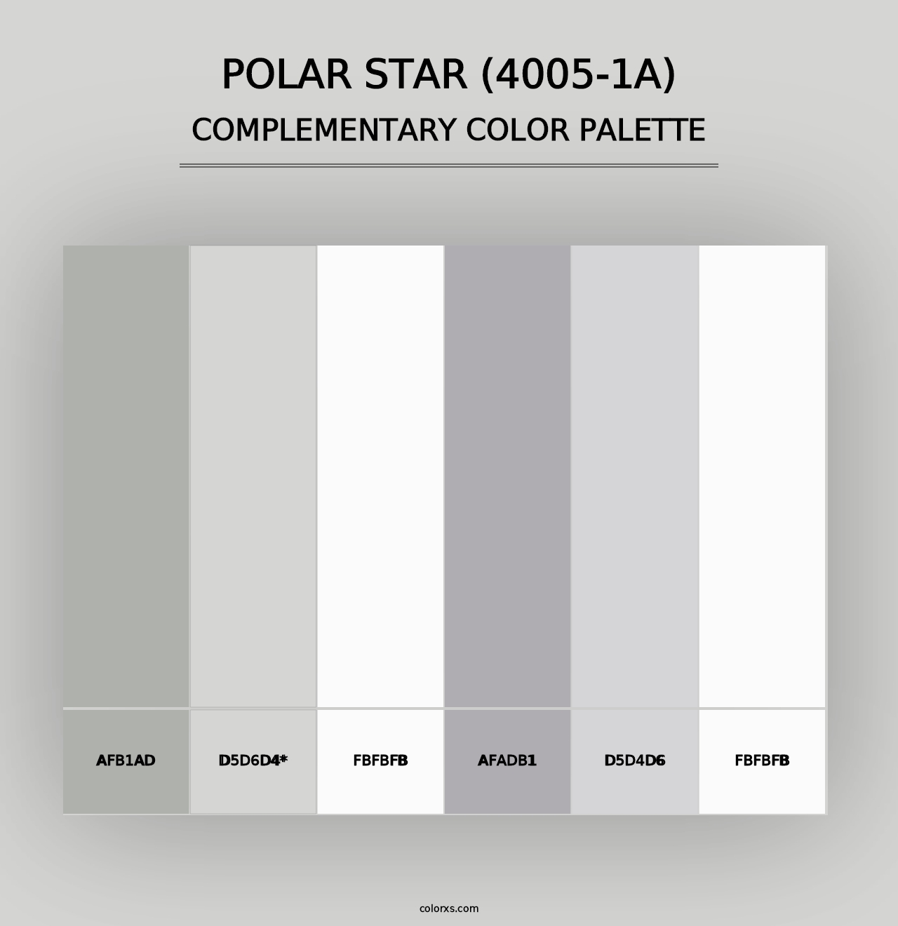 Polar Star (4005-1A) - Complementary Color Palette