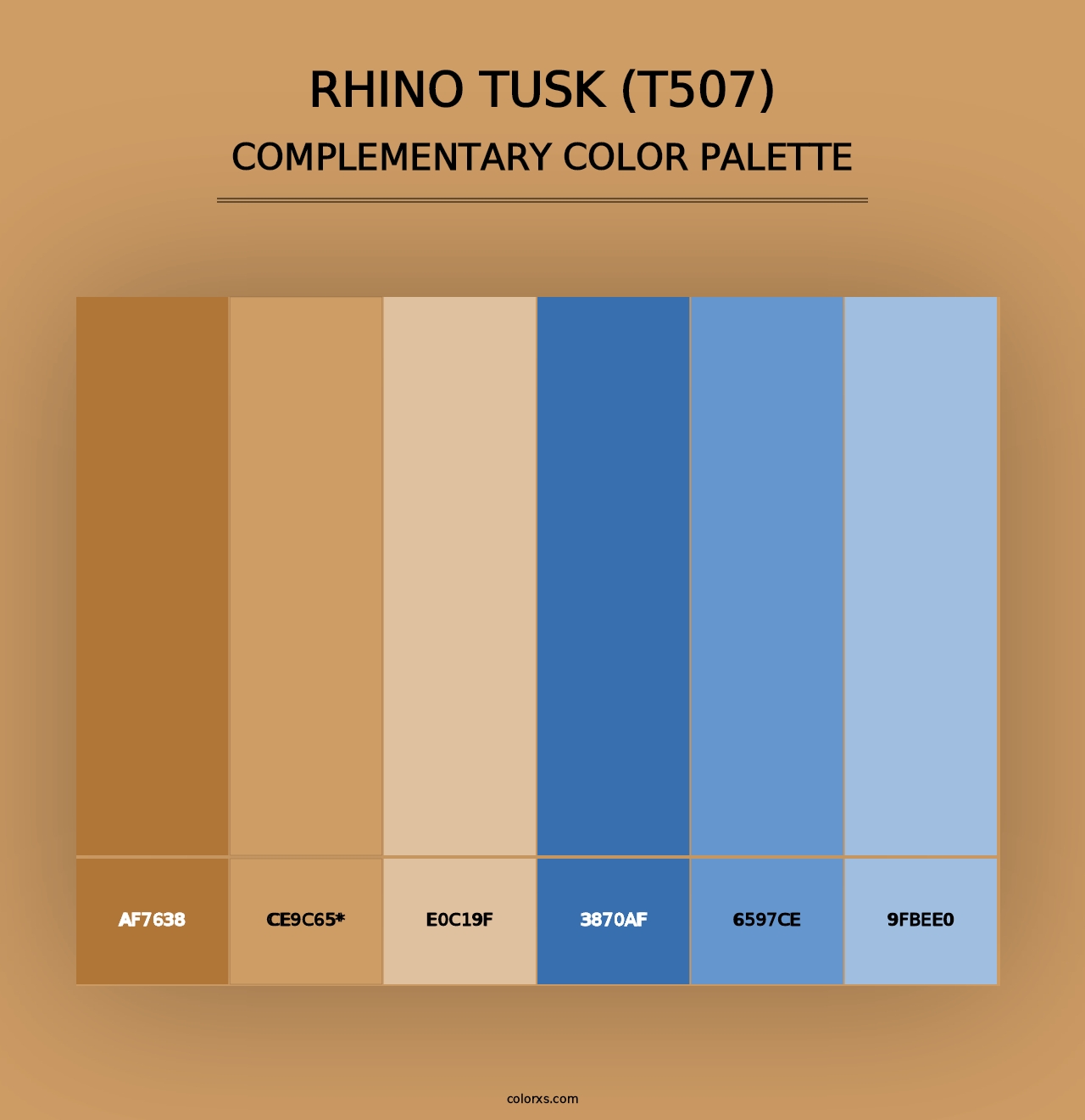 Rhino Tusk (T507) - Complementary Color Palette