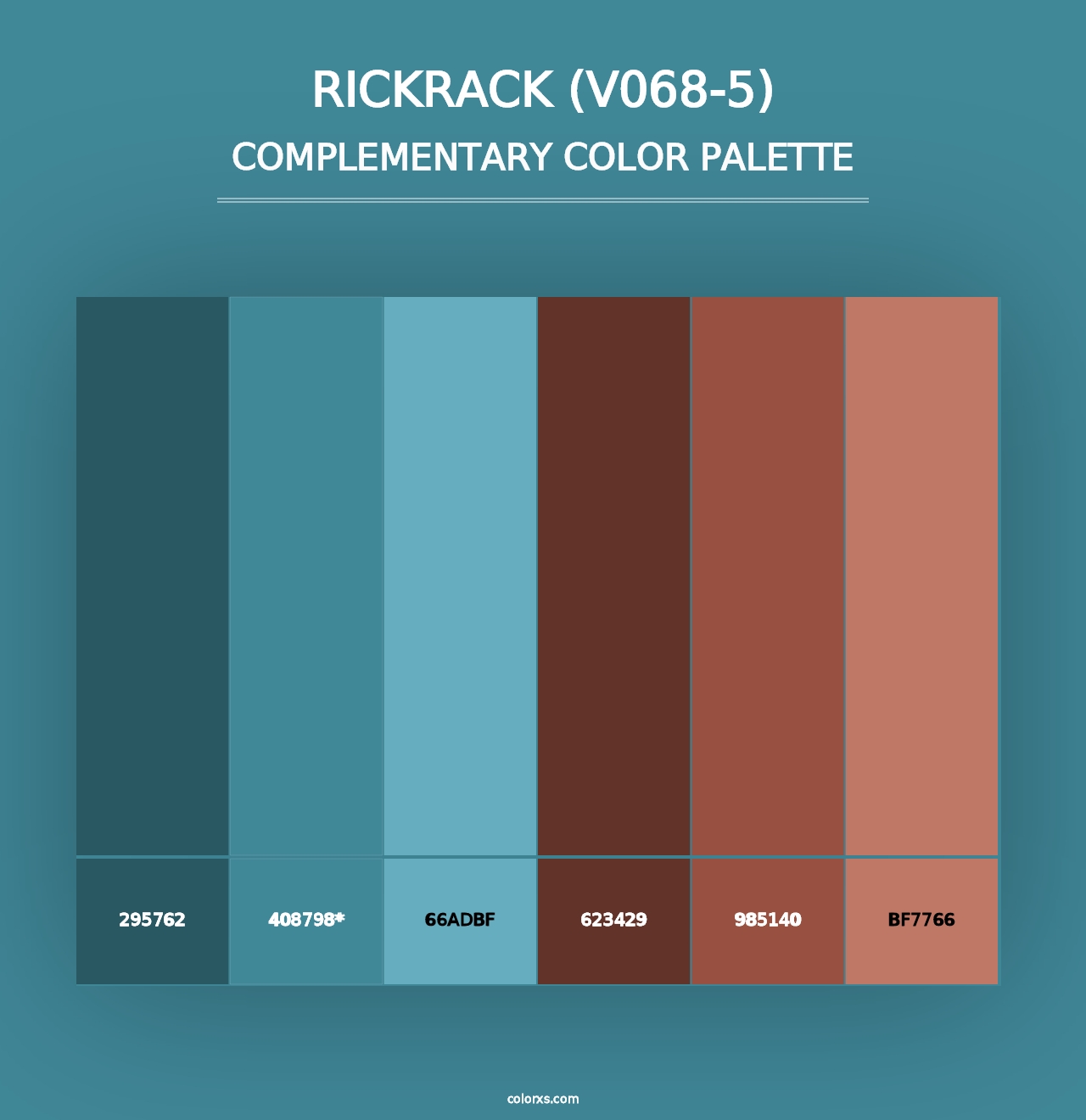 Rickrack (V068-5) - Complementary Color Palette