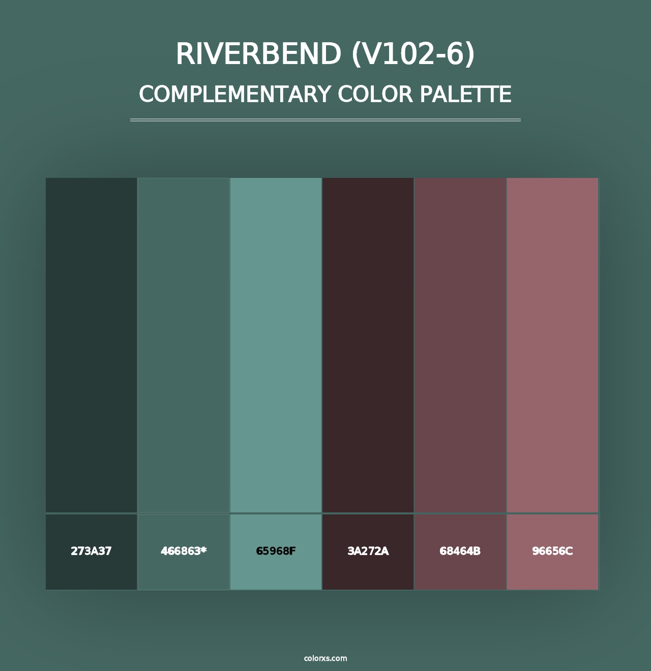 Riverbend (V102-6) - Complementary Color Palette