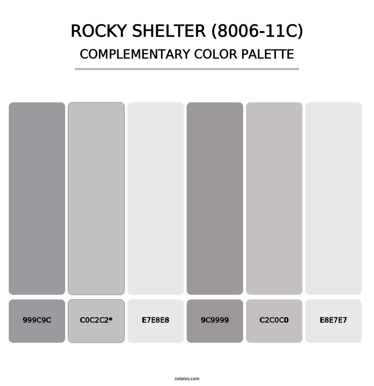 Rocky Shelter (8006-11C) - Complementary Color Palette