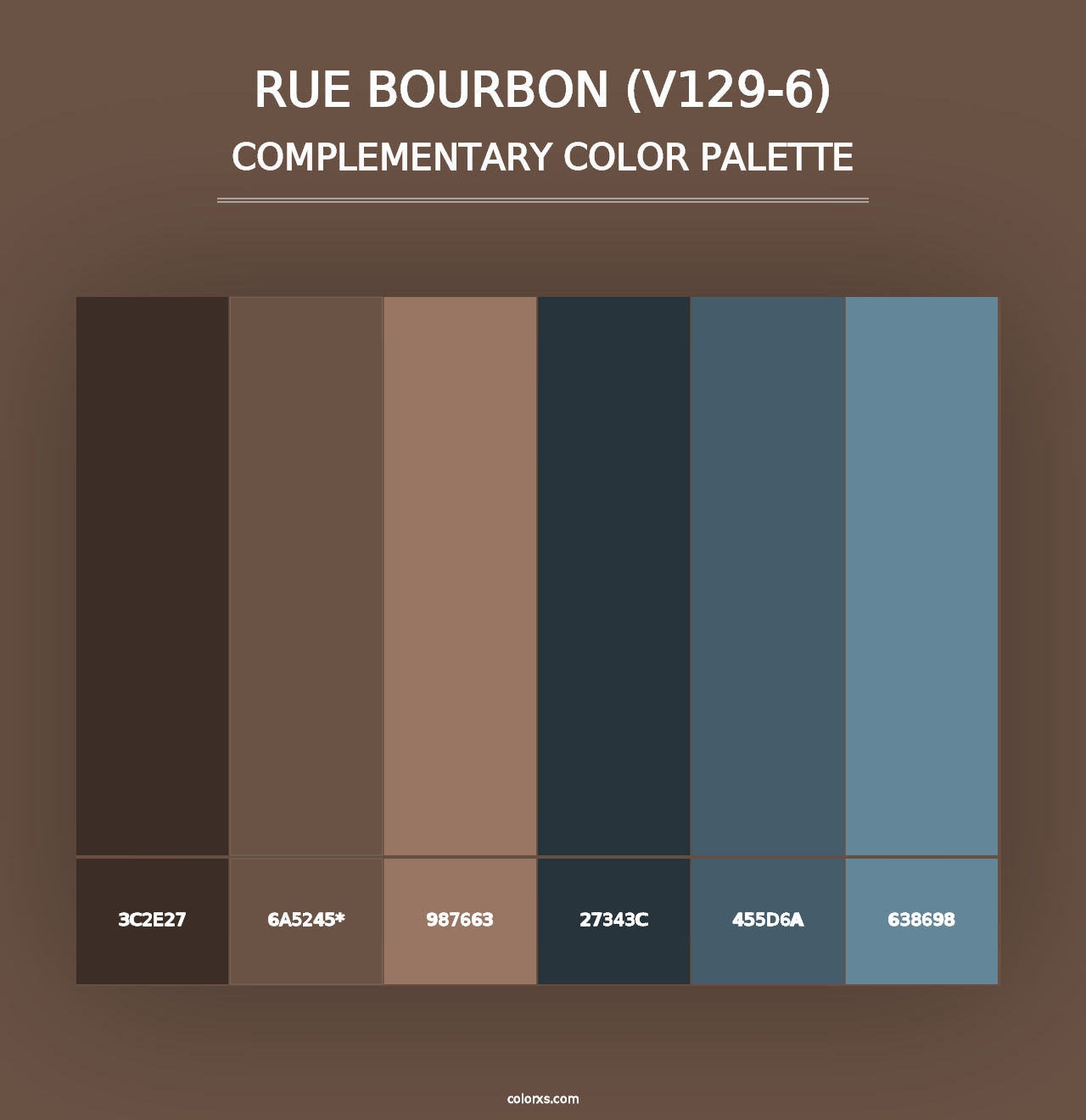 Rue Bourbon (V129-6) - Complementary Color Palette