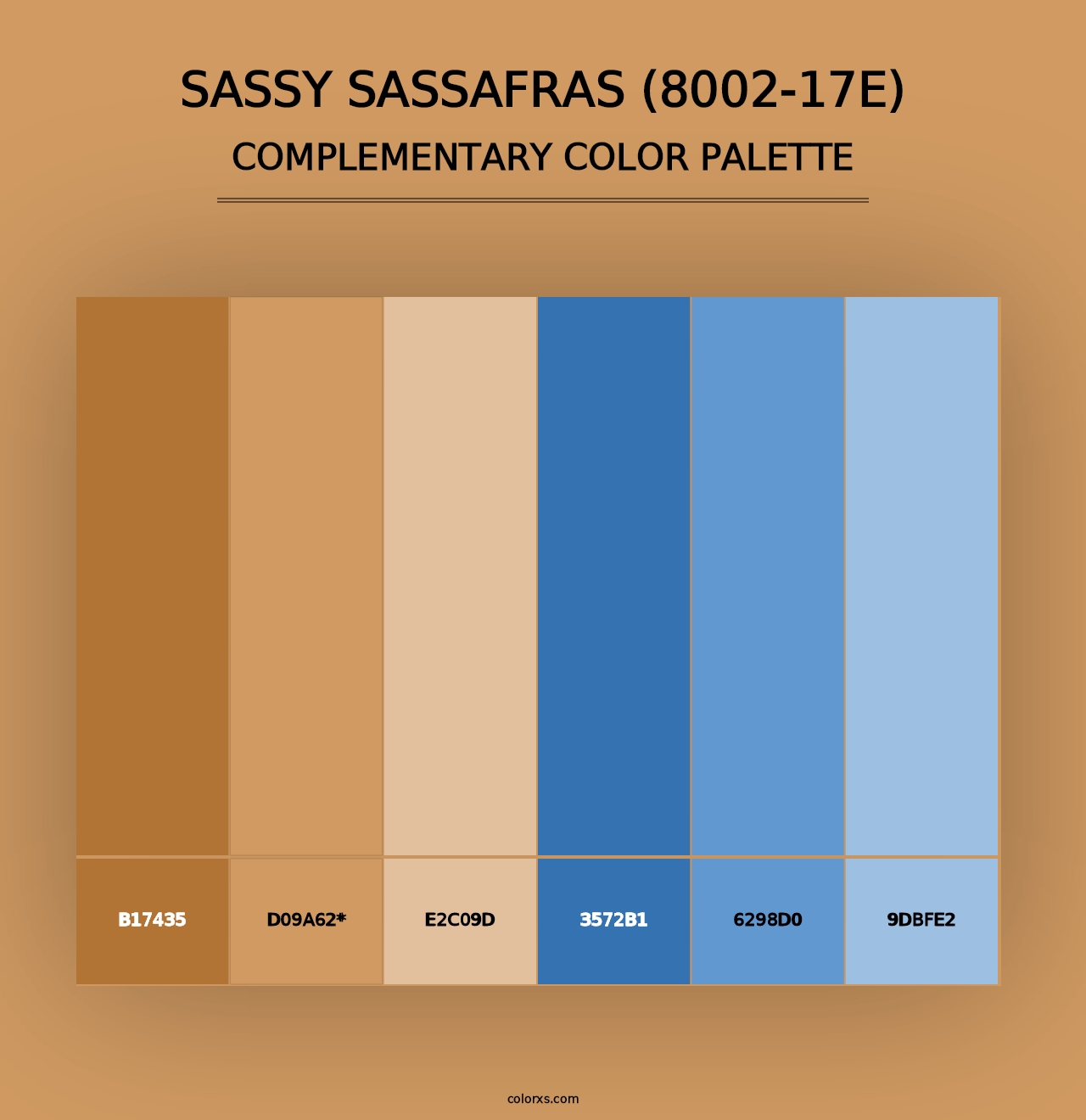 Sassy Sassafras (8002-17E) - Complementary Color Palette