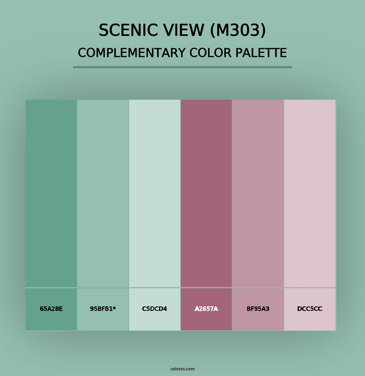 Scenic View (M303) - Complementary Color Palette