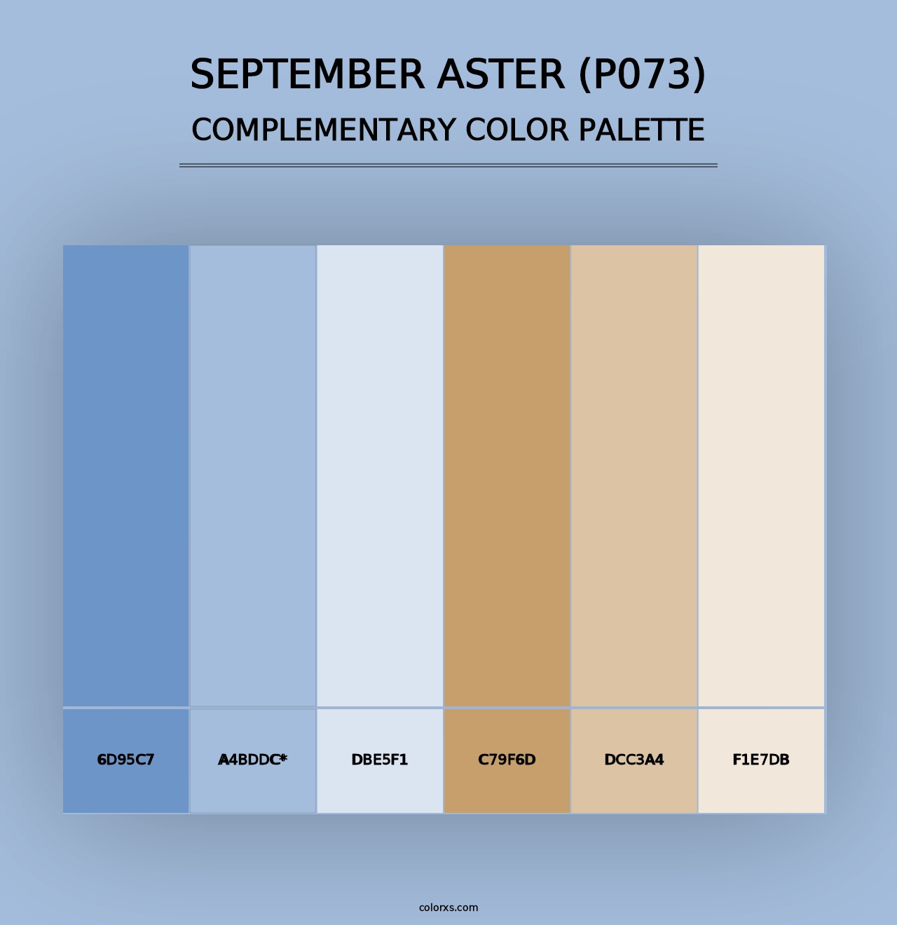 September Aster (P073) - Complementary Color Palette