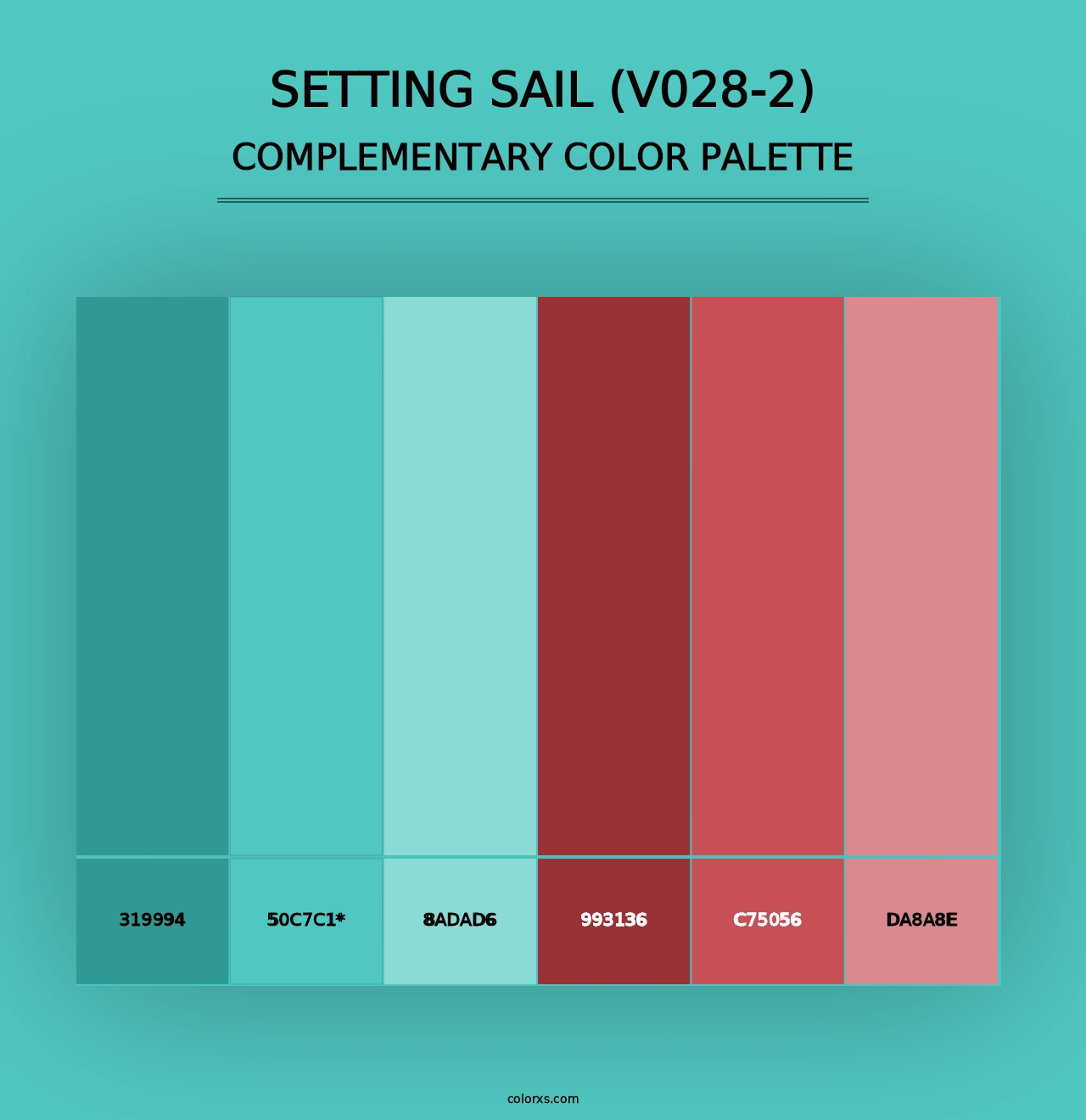 Setting Sail (V028-2) - Complementary Color Palette