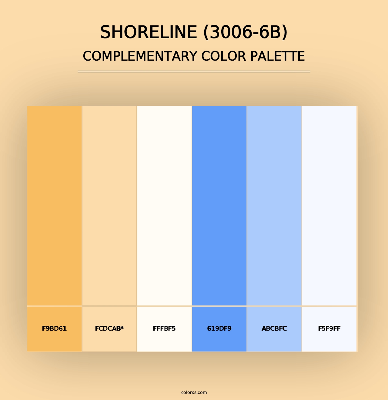 Shoreline (3006-6B) - Complementary Color Palette