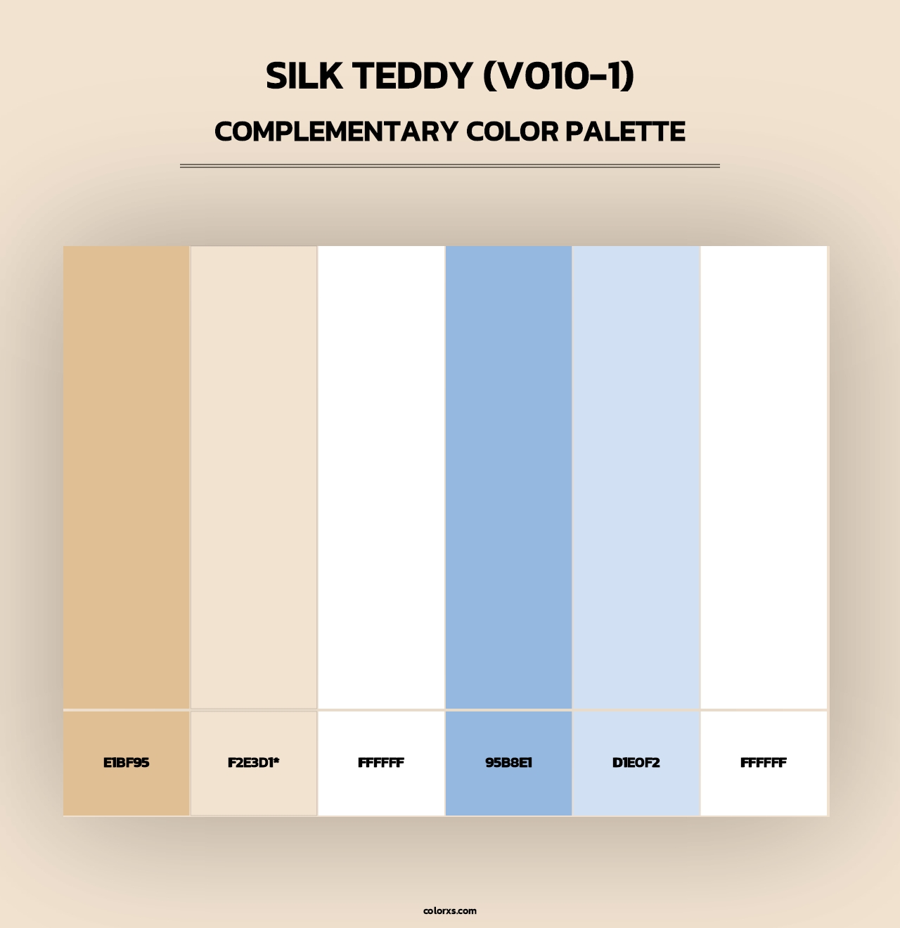 Silk Teddy (V010-1) - Complementary Color Palette