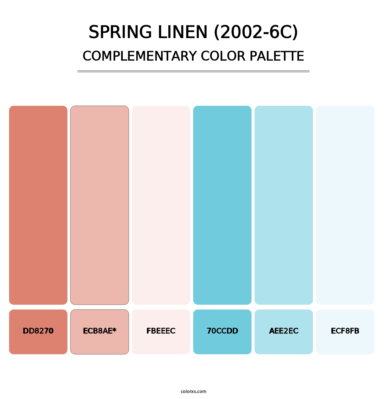 Spring Linen (2002-6C) - Complementary Color Palette