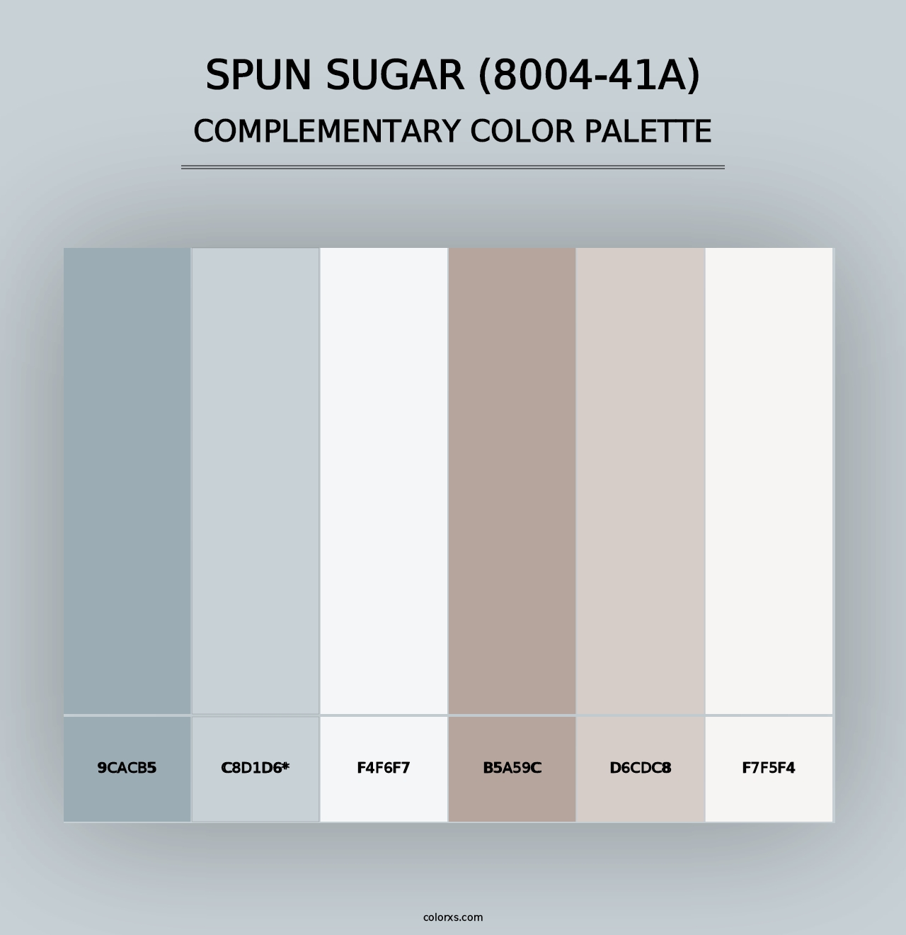 Spun Sugar (8004-41A) - Complementary Color Palette