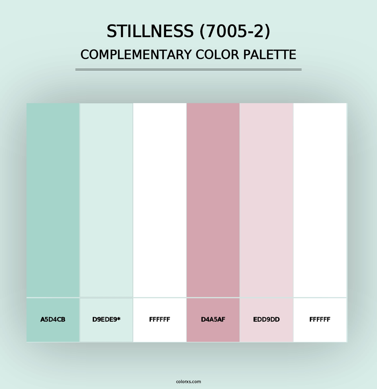 Stillness (7005-2) - Complementary Color Palette