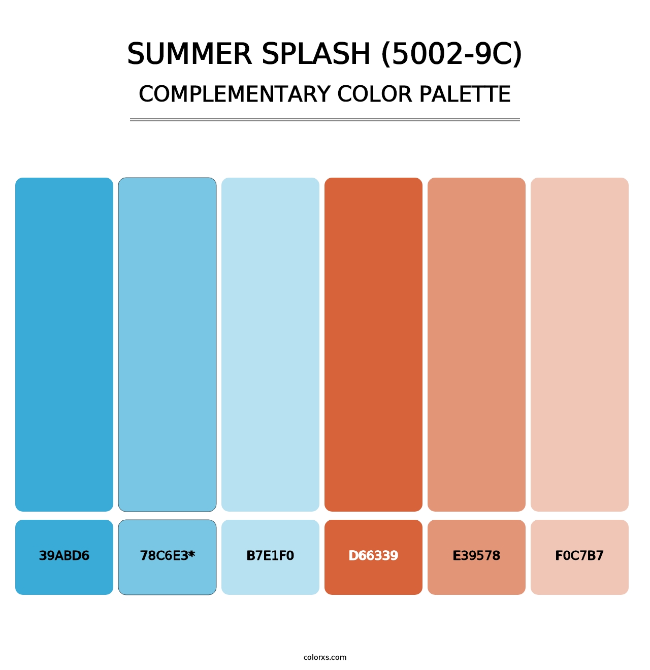 Summer Splash (5002-9C) - Complementary Color Palette