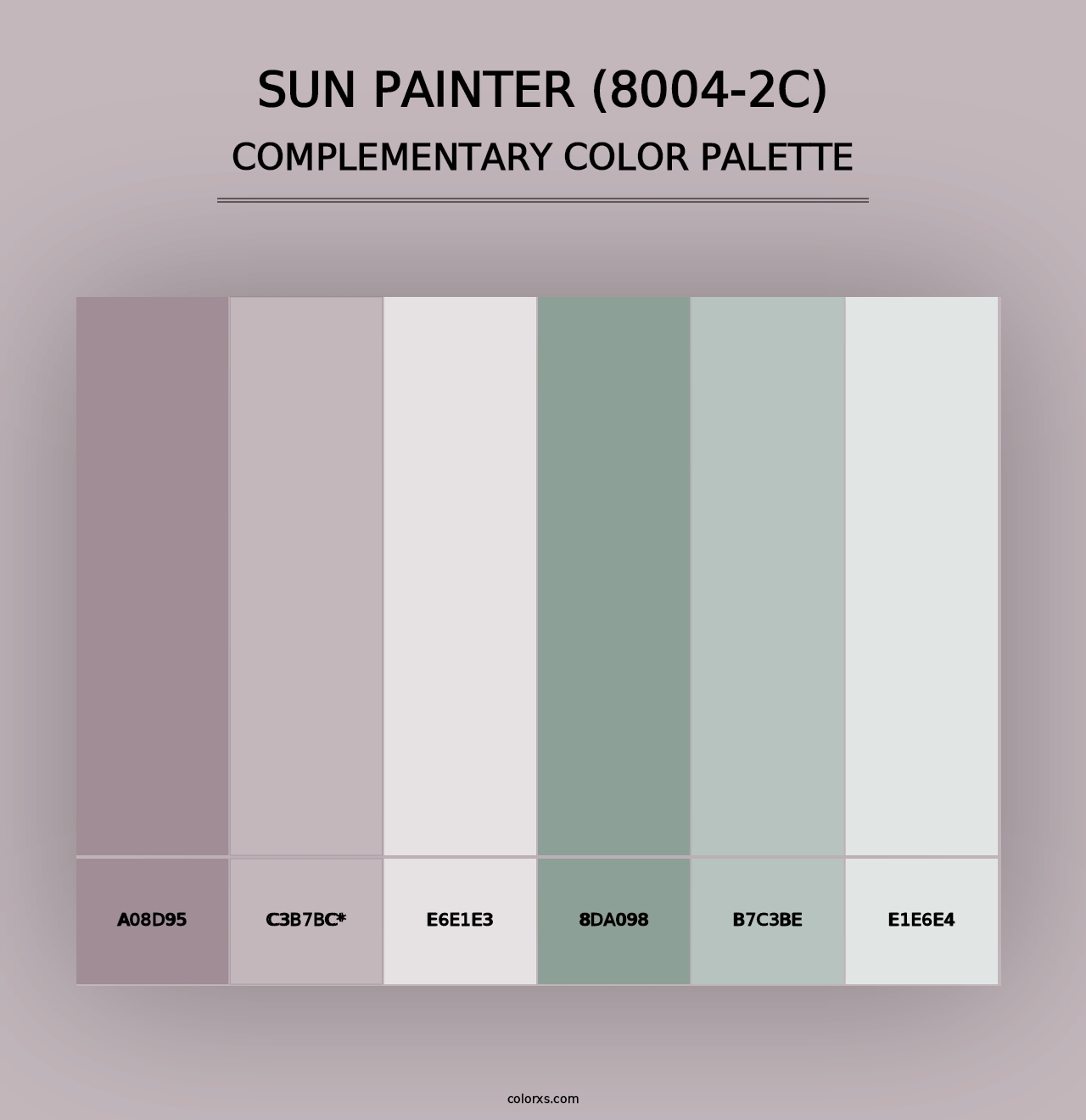 Sun Painter (8004-2C) - Complementary Color Palette