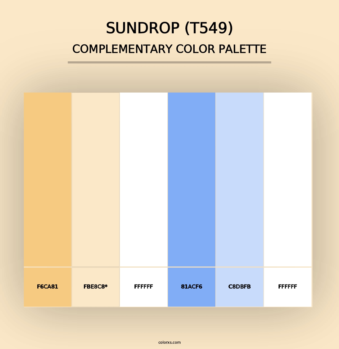 Sundrop (T549) - Complementary Color Palette