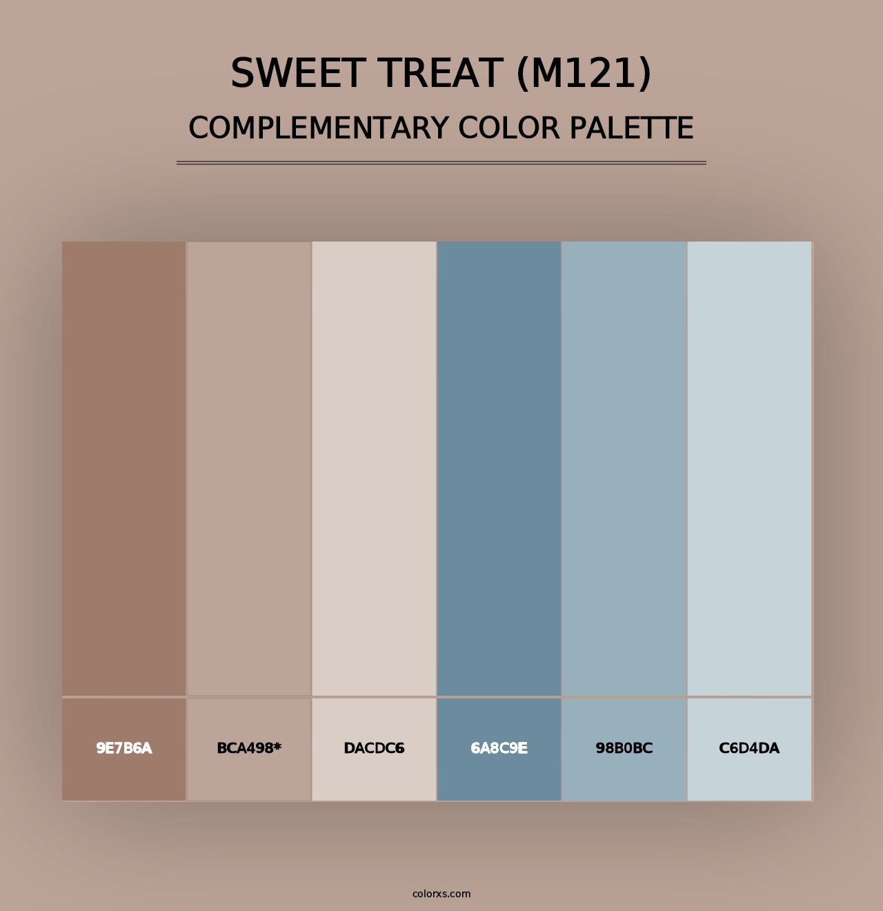 Sweet Treat (M121) - Complementary Color Palette