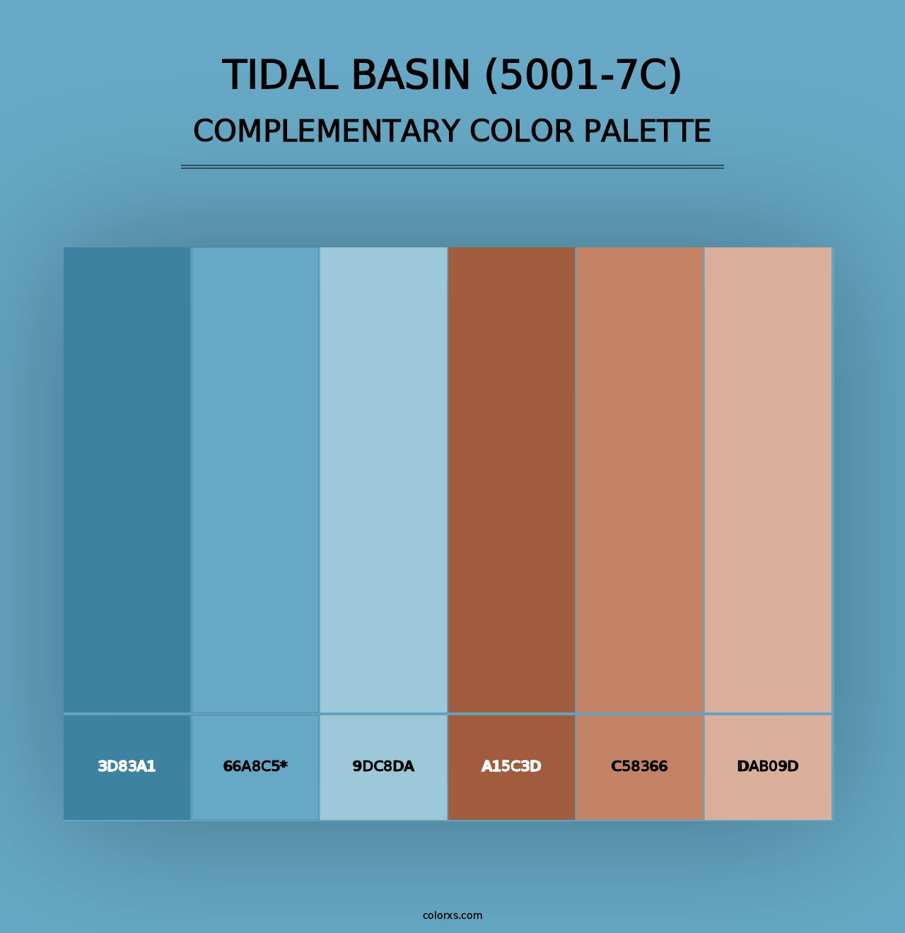 Tidal Basin (5001-7C) - Complementary Color Palette