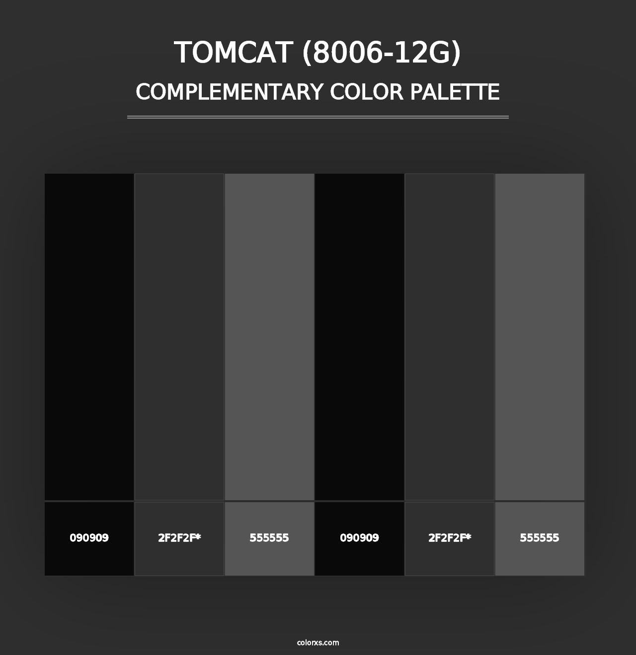 Tomcat (8006-12G) - Complementary Color Palette