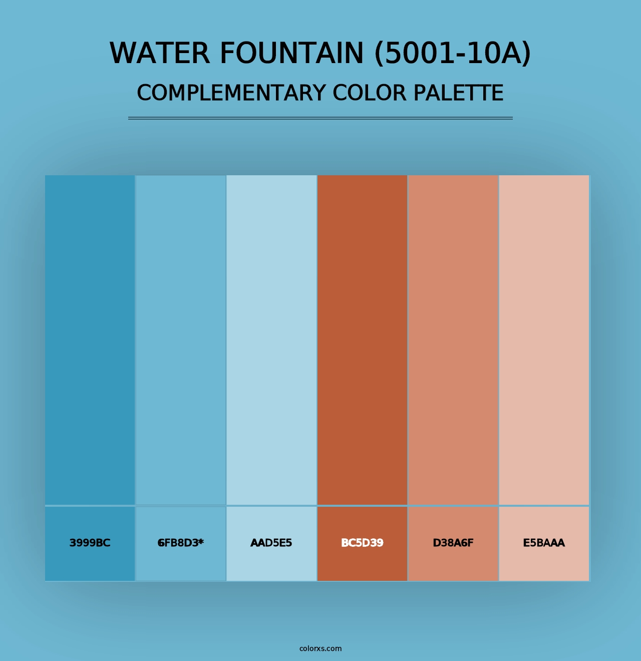 Water Fountain (5001-10A) - Complementary Color Palette