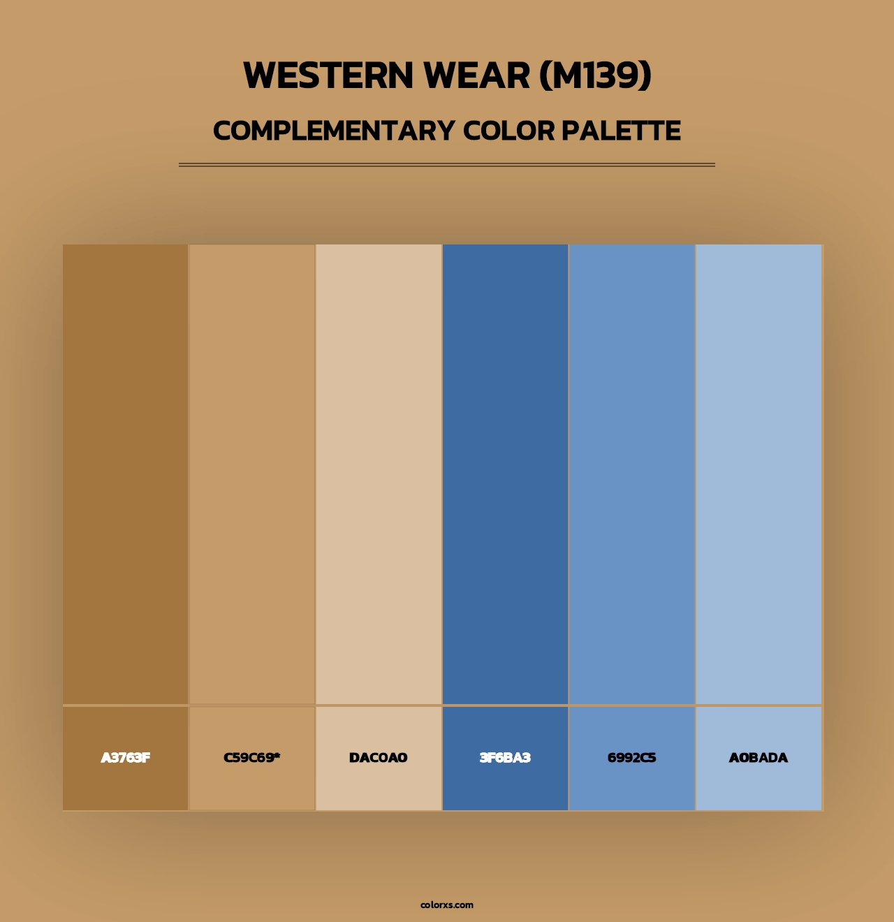 Western Wear (M139) - Complementary Color Palette