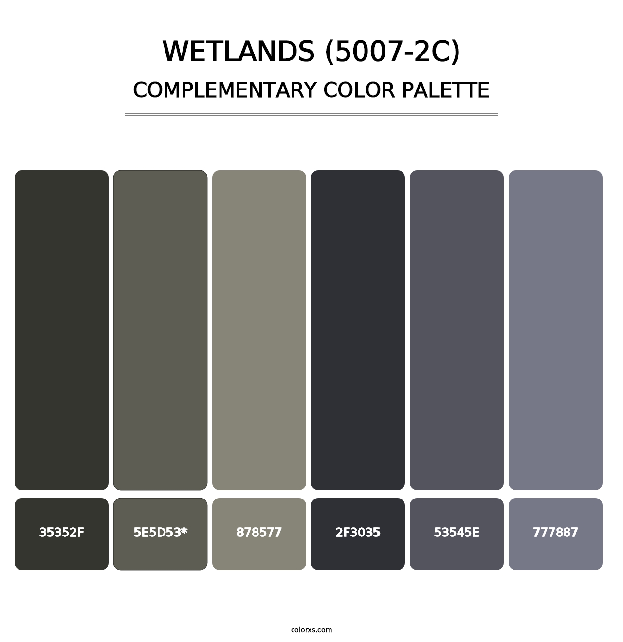 Wetlands (5007-2C) - Complementary Color Palette