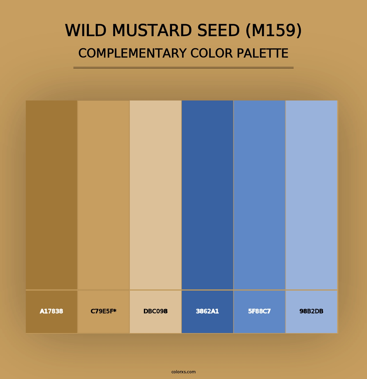 Wild Mustard Seed (M159) - Complementary Color Palette