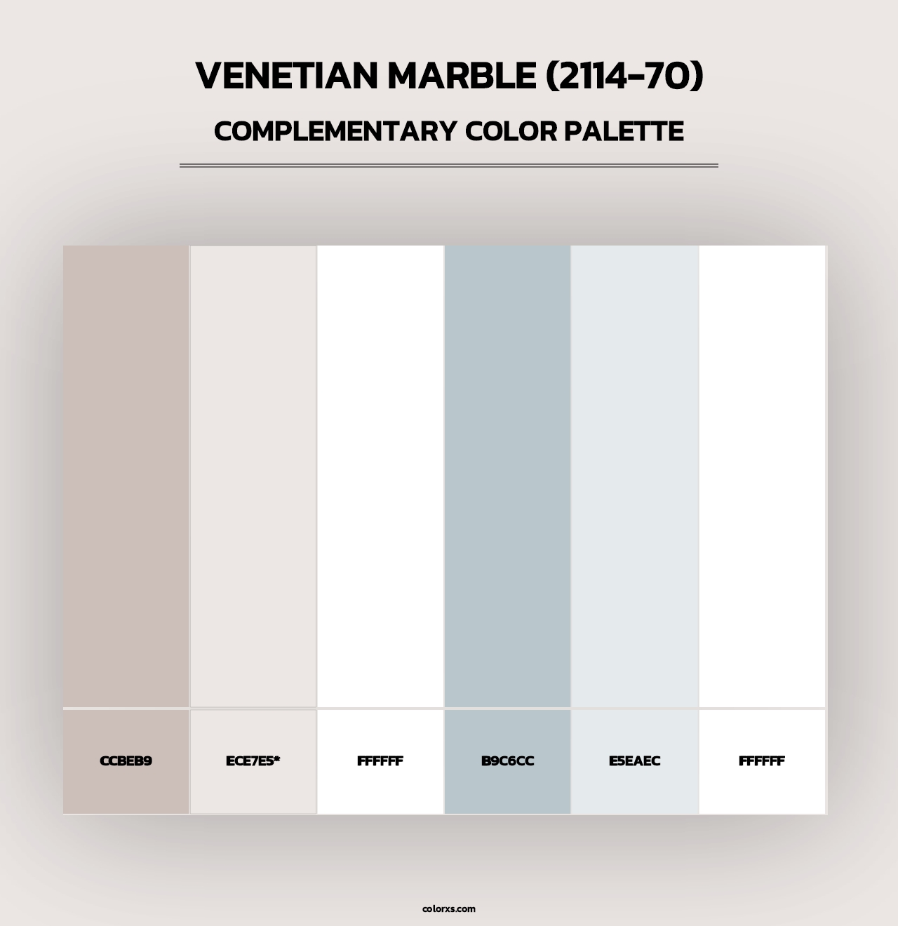 Venetian Marble (2114-70) - Complementary Color Palette