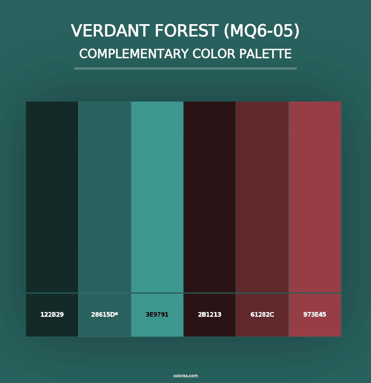 Verdant Forest (MQ6-05) - Complementary Color Palette