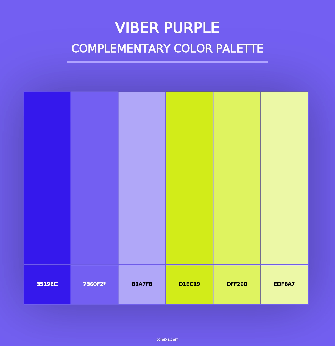 Viber Purple - Complementary Color Palette