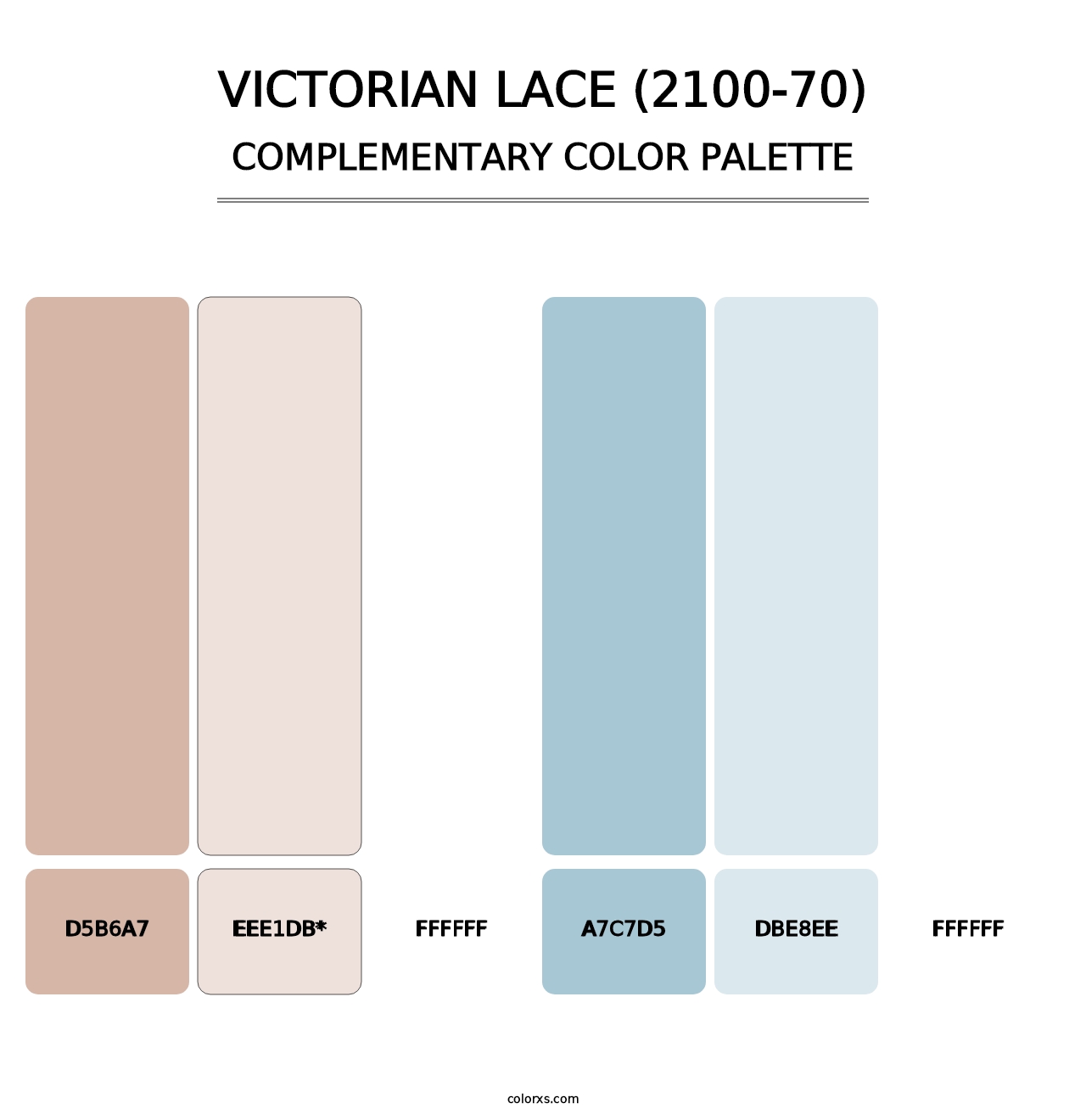 Victorian Lace (2100-70) - Complementary Color Palette