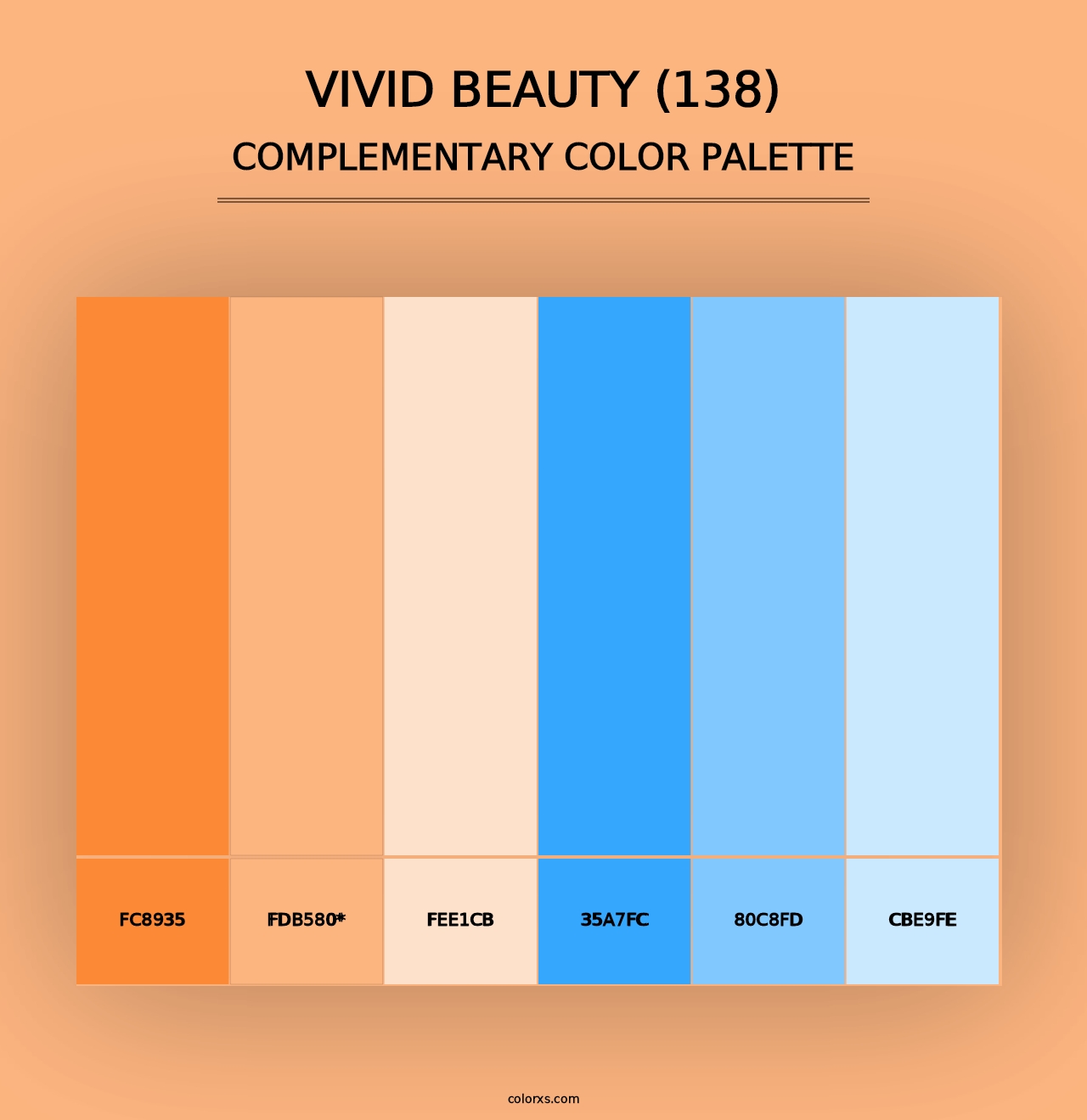 Vivid Beauty (138) - Complementary Color Palette