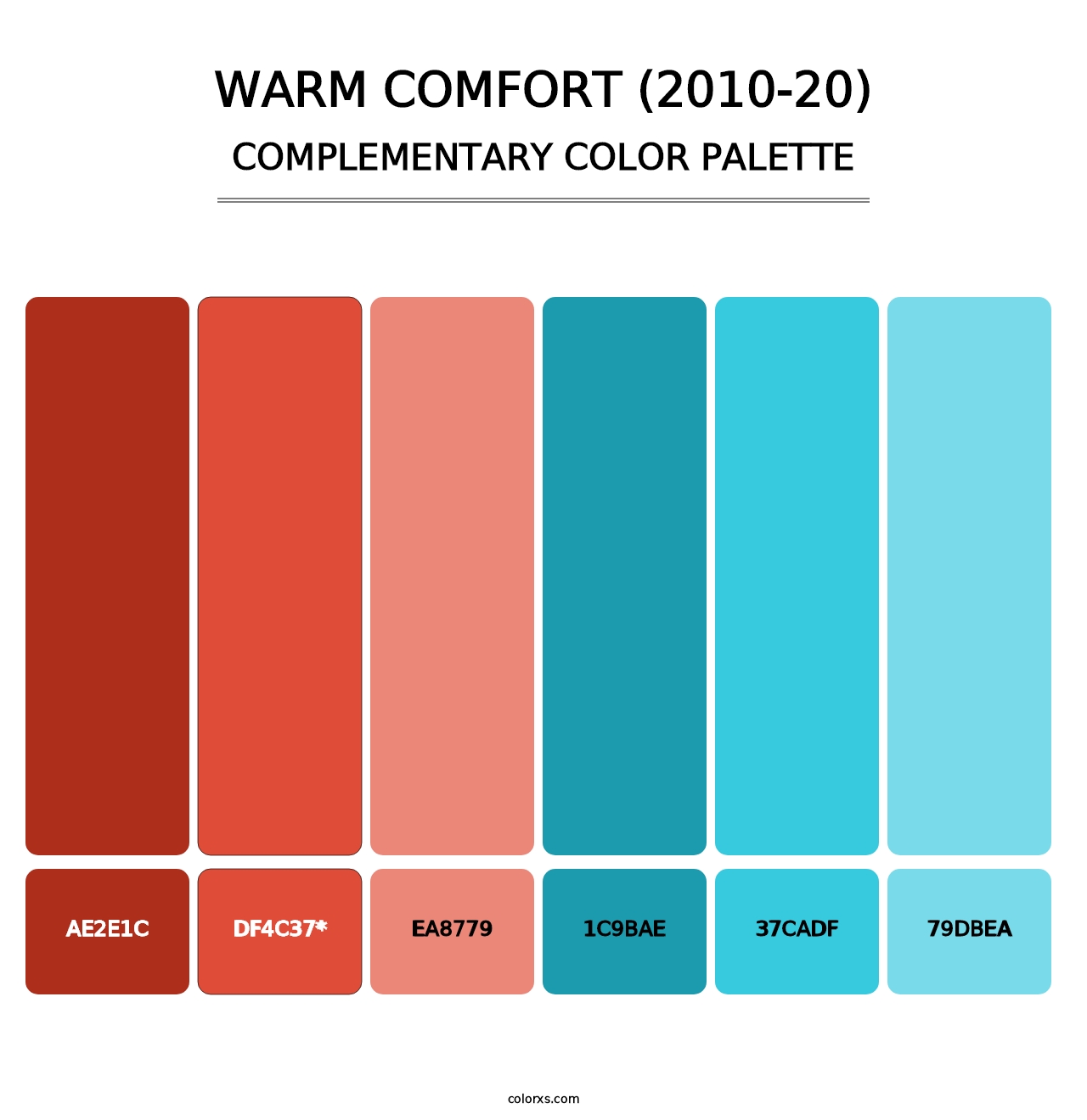 Warm Comfort (2010-20) - Complementary Color Palette