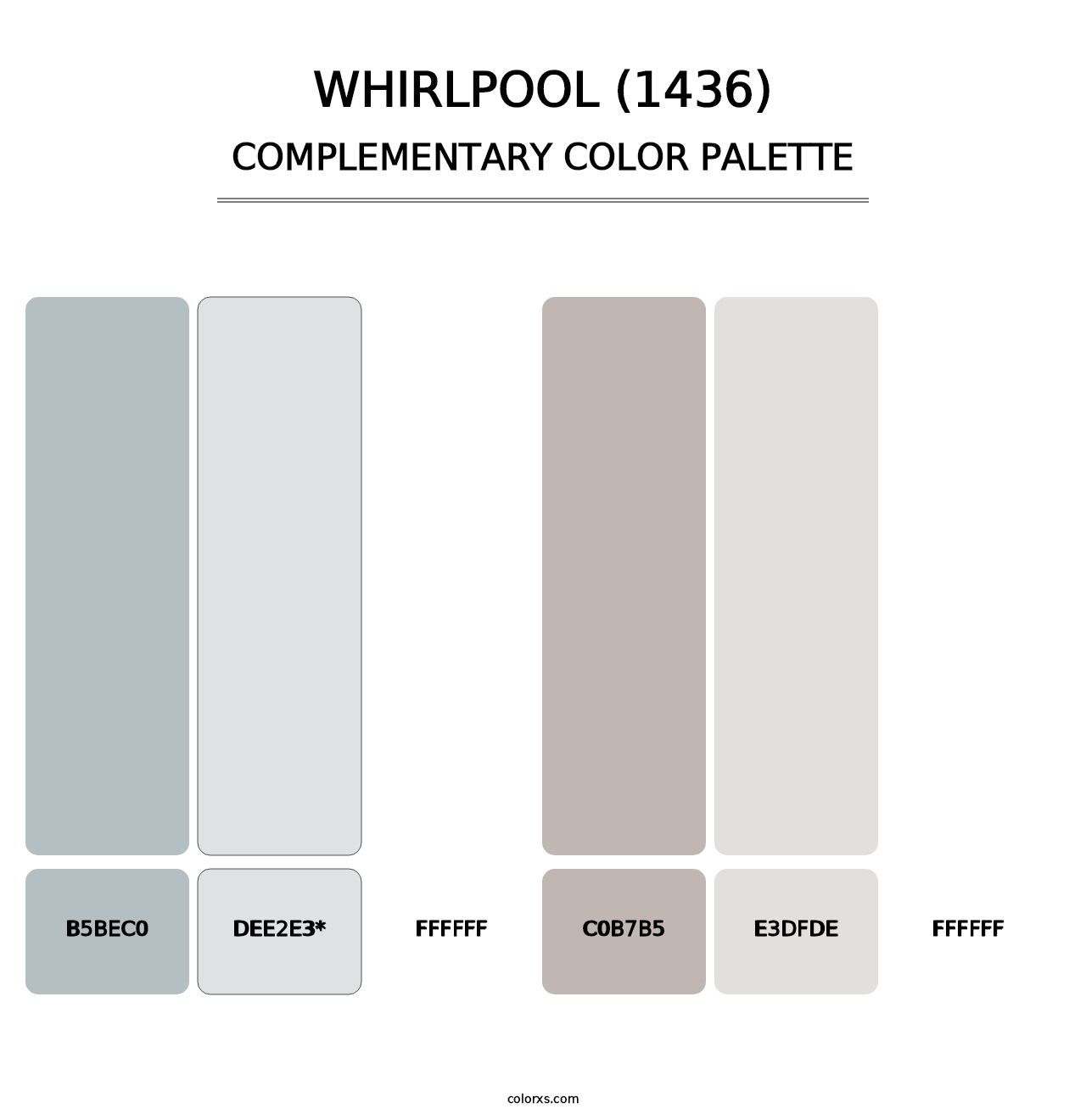 Whirlpool (1436) - Complementary Color Palette