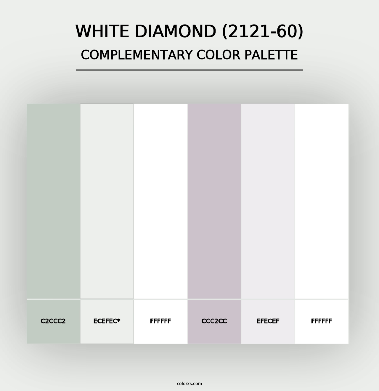 White Diamond (2121-60) - Complementary Color Palette